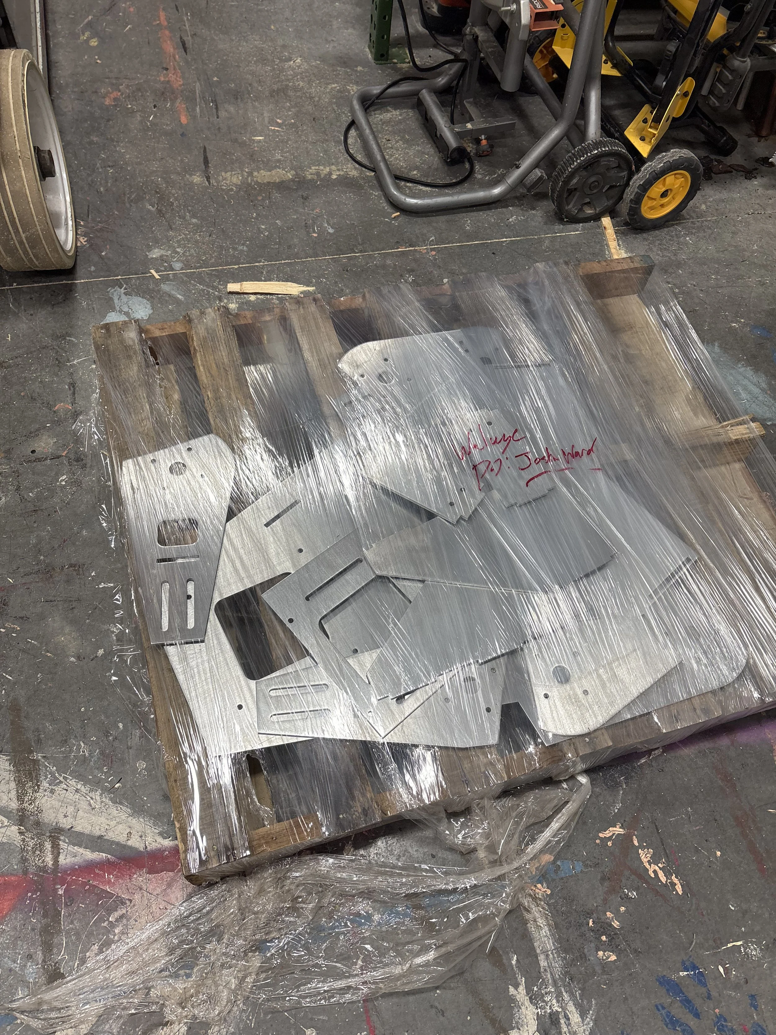 Traction Drive Frame Pieces Arrived