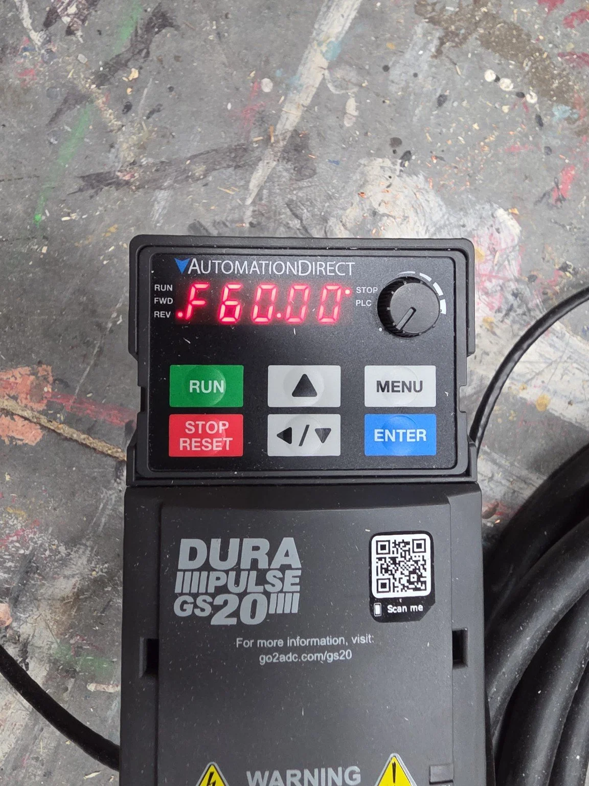 Initial Testing with VFD Stop as Only Safety