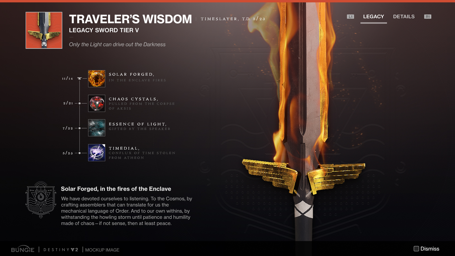 Early Weapon Crafting - UI Concept Art