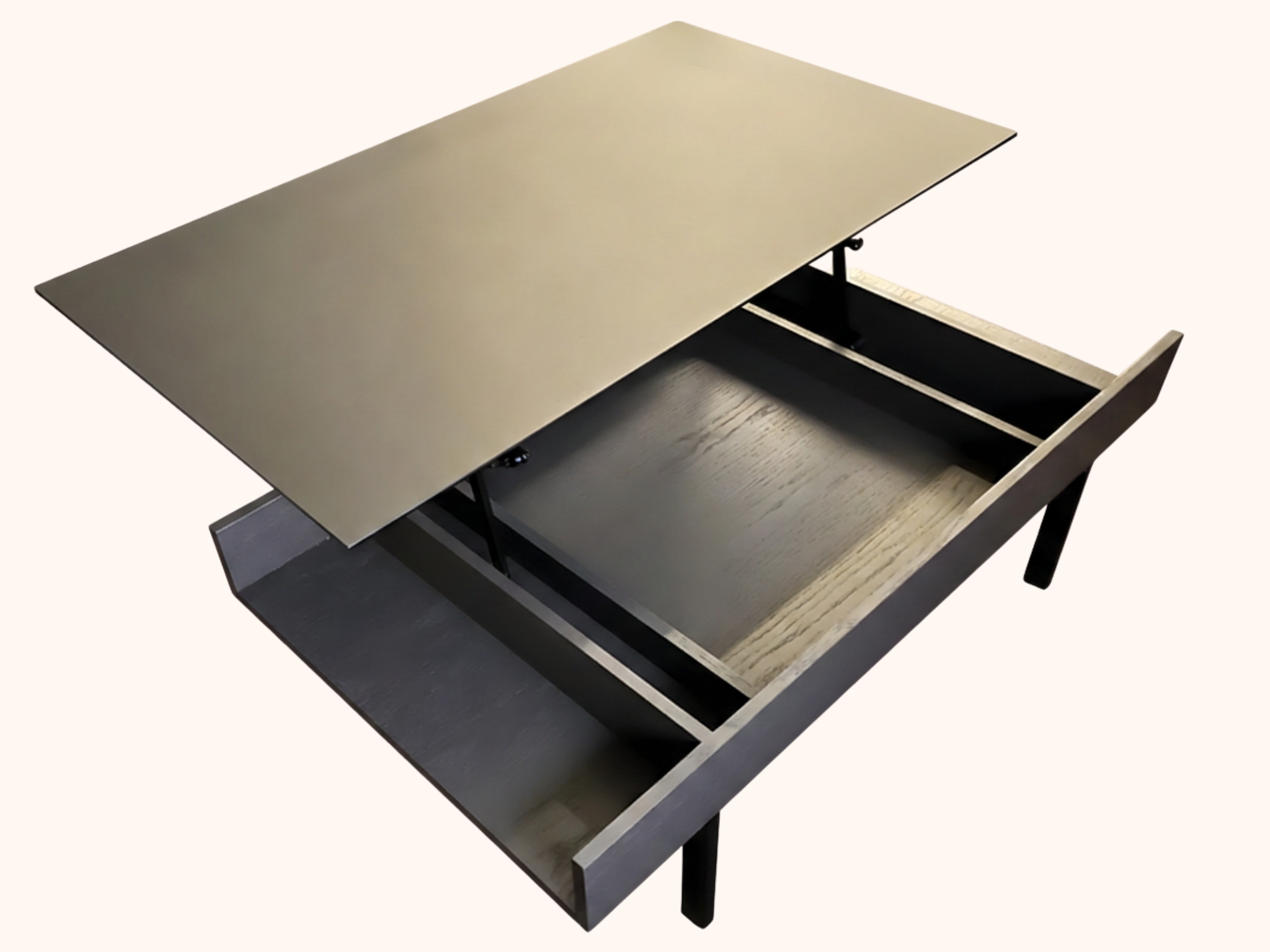 Modern Lift-Top Coffee Table with Hidden Storage