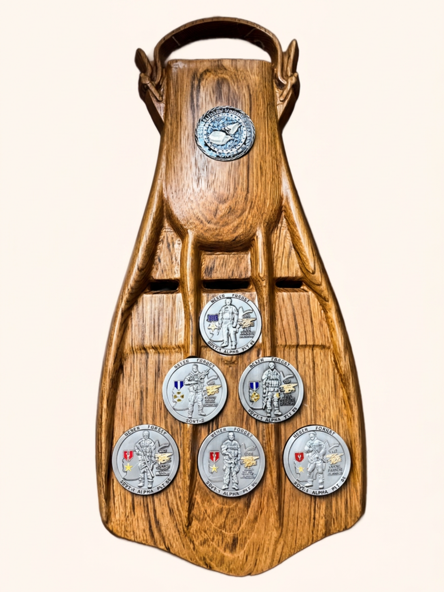 Premium Dive Fin Coin Display