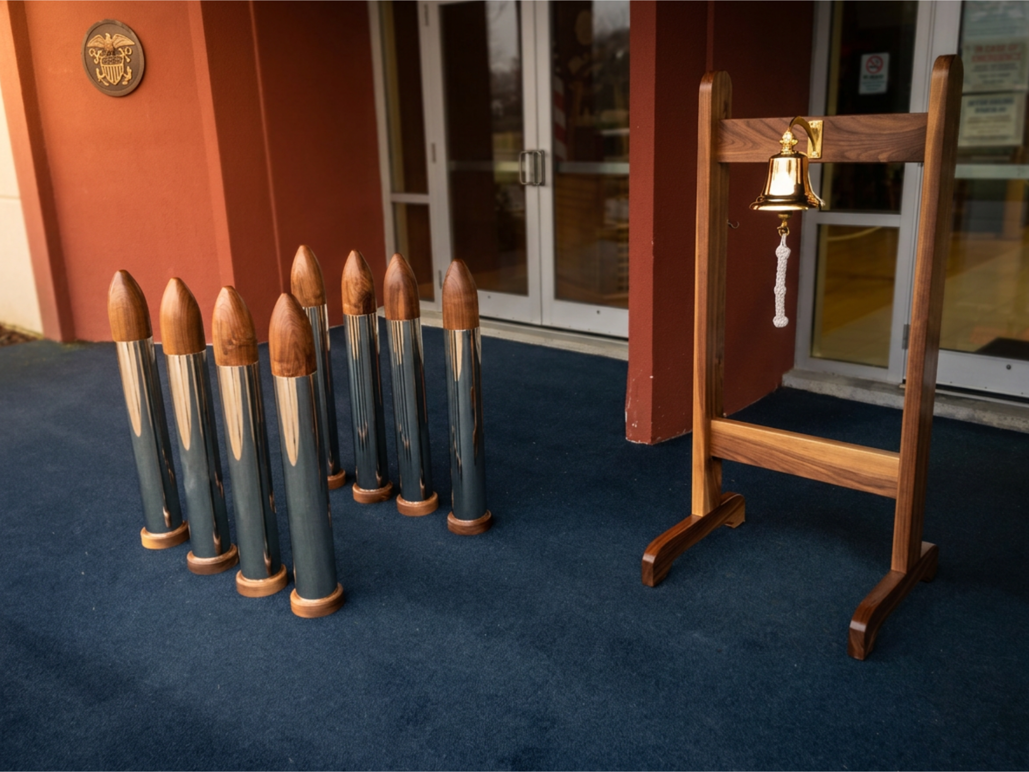 Quarter Deck Bell Stand and Bullet Set