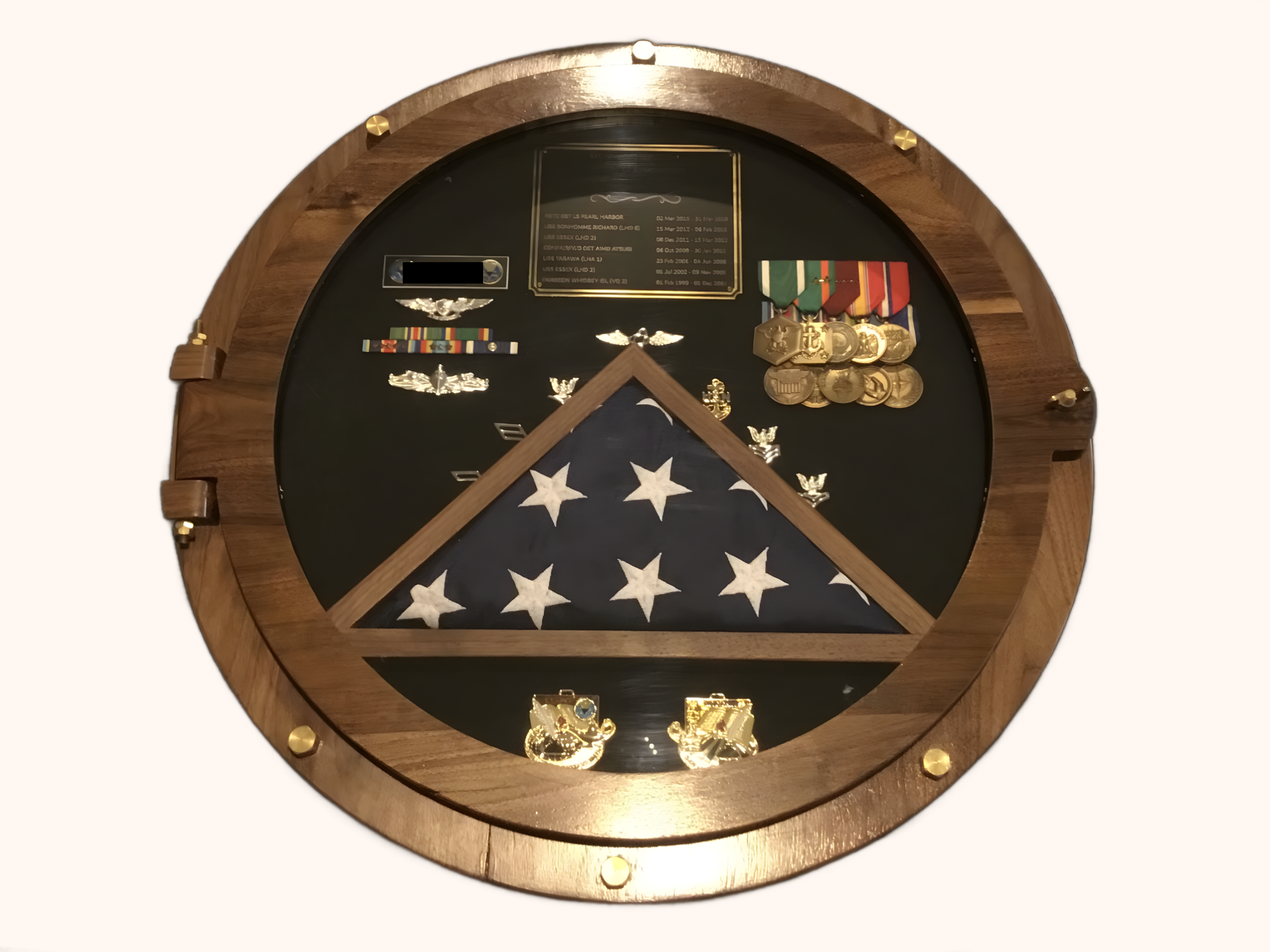 Nautical Porthole Shadow Box