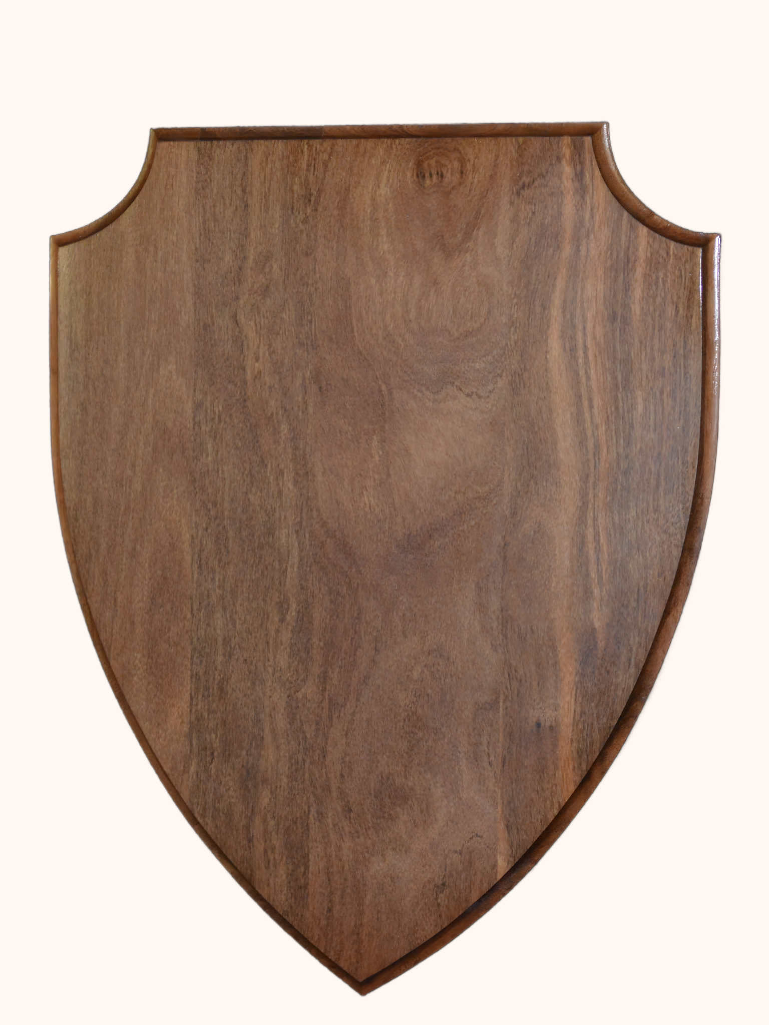 Wood Shield Plaque