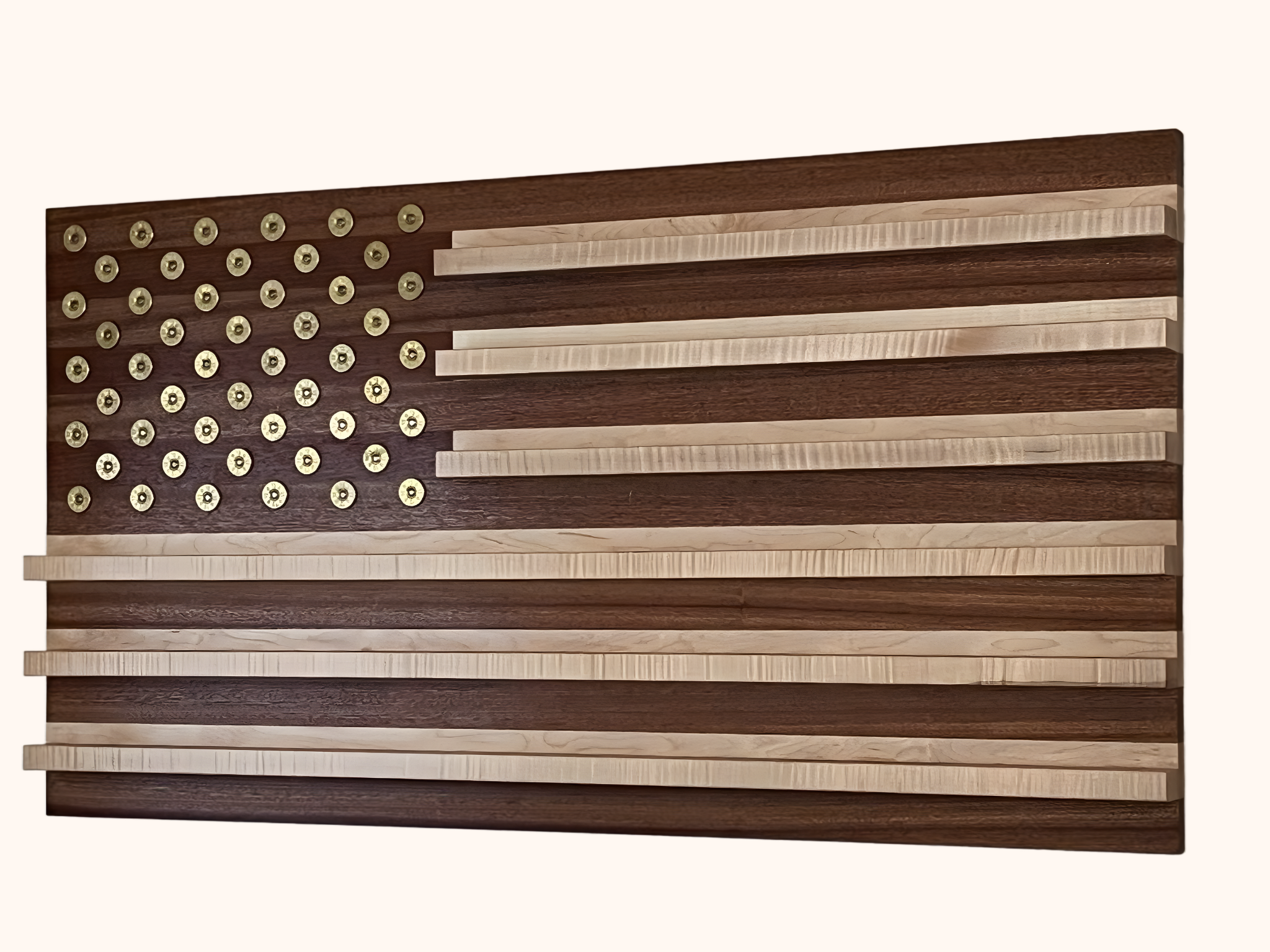 American Flag Coin Holder with Shotgun Shell Heads