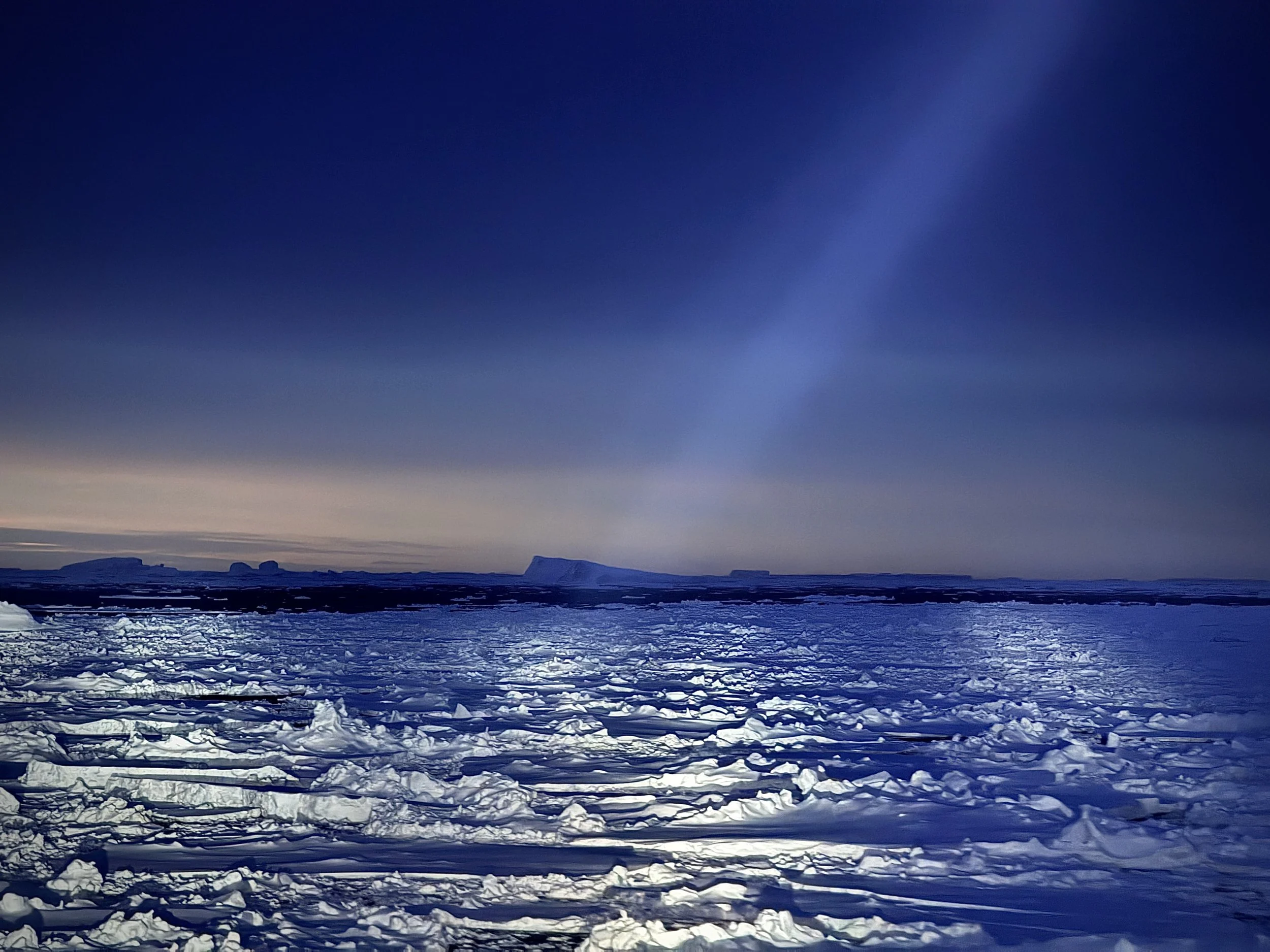 Antarctica Sunrise (Blue Hour) Icebergs & Sea Ice 3