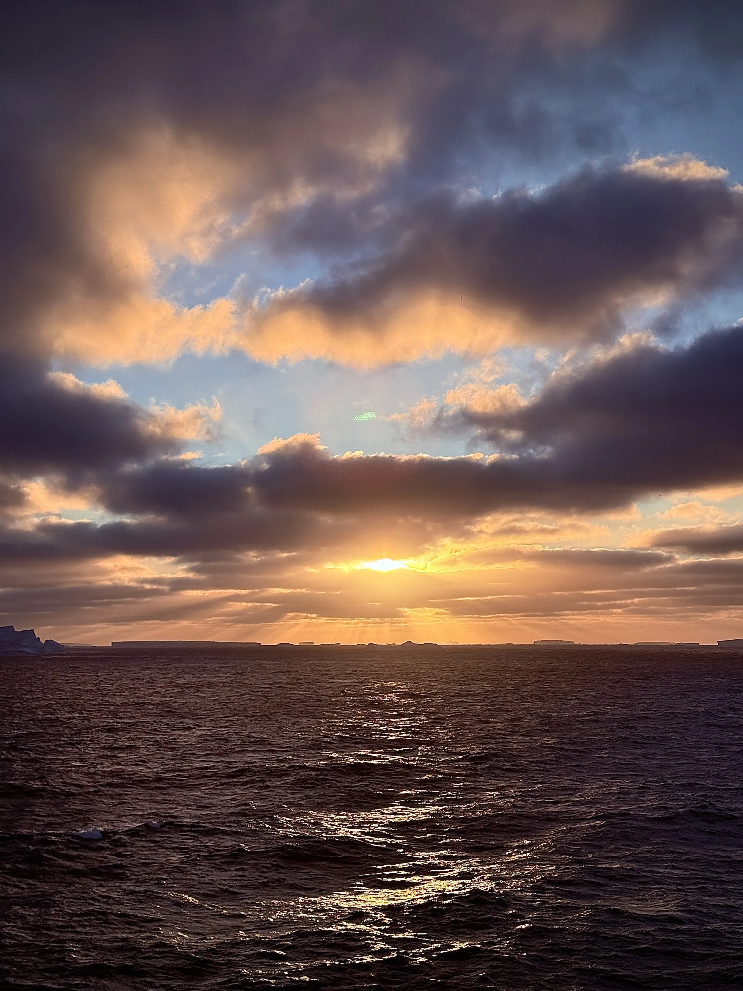 Antarctica-Sunset Golden Hour 2