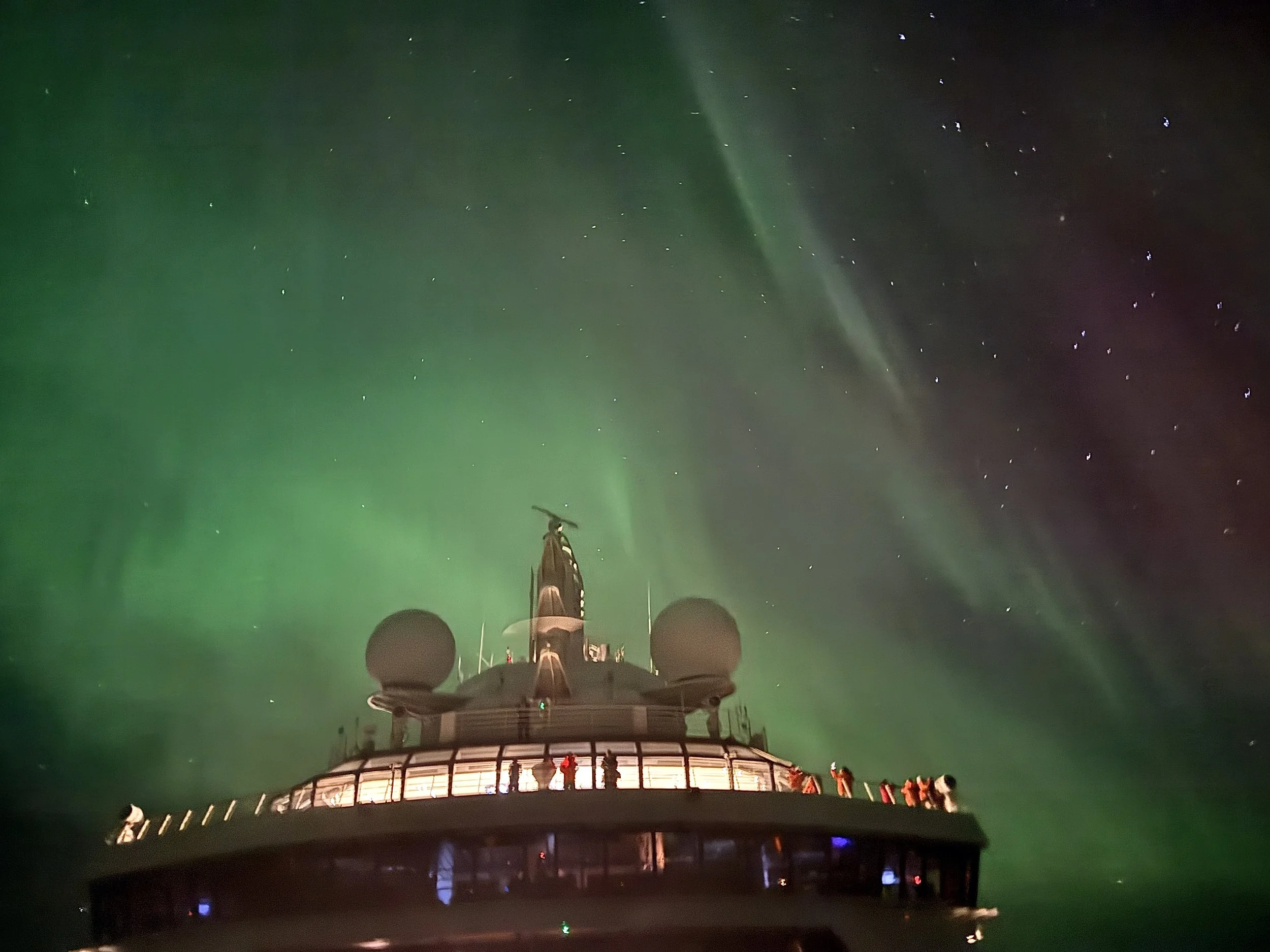 Aurora Australis Over Indian Ocean 1