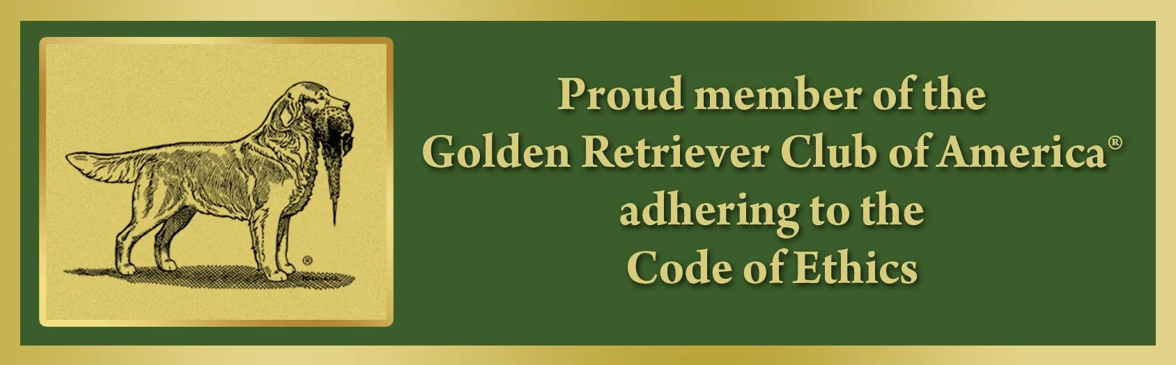 Breeders who are members of GRCA Golden Retriever Club of America. Golden retriever club of America logo