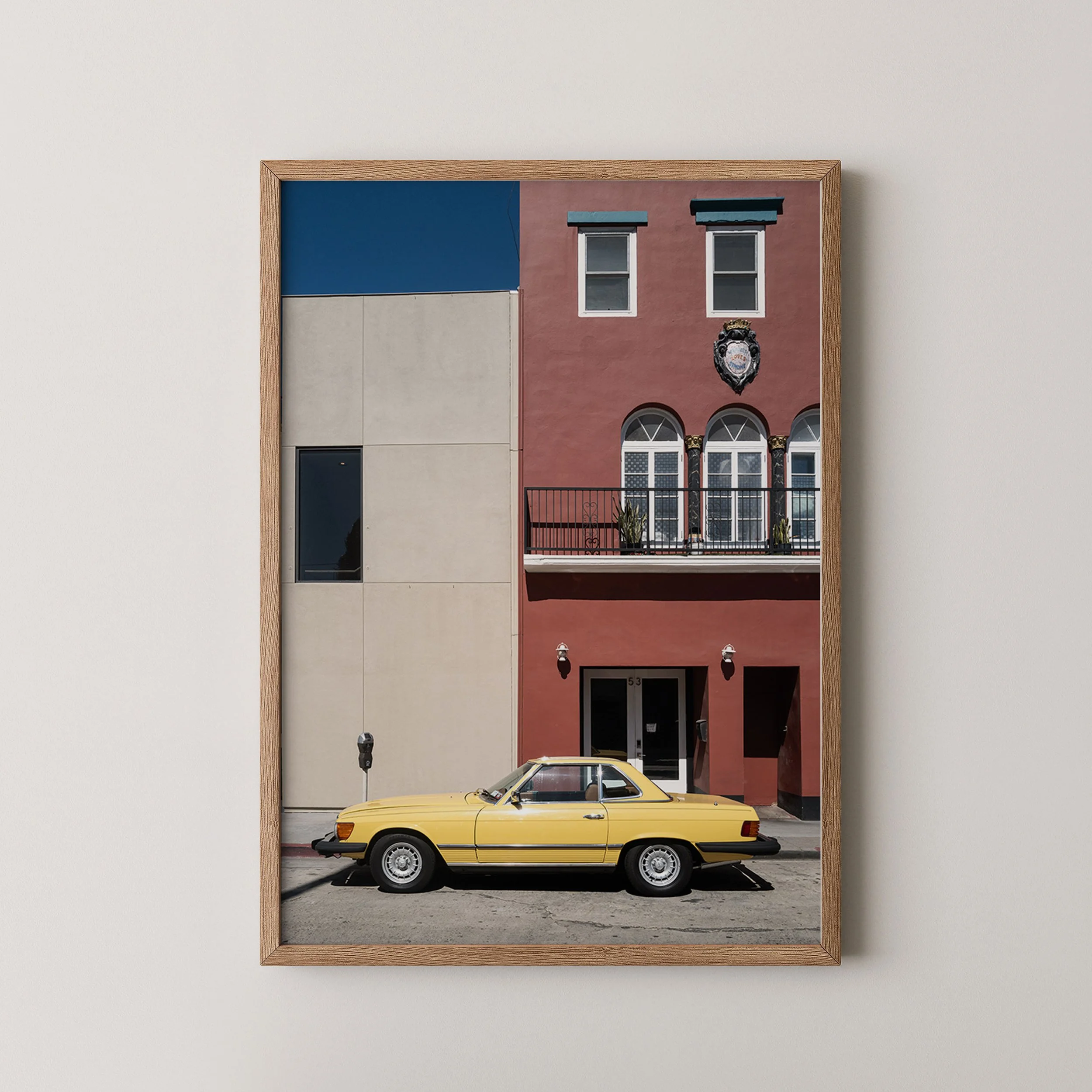 Yellow on Red Brick