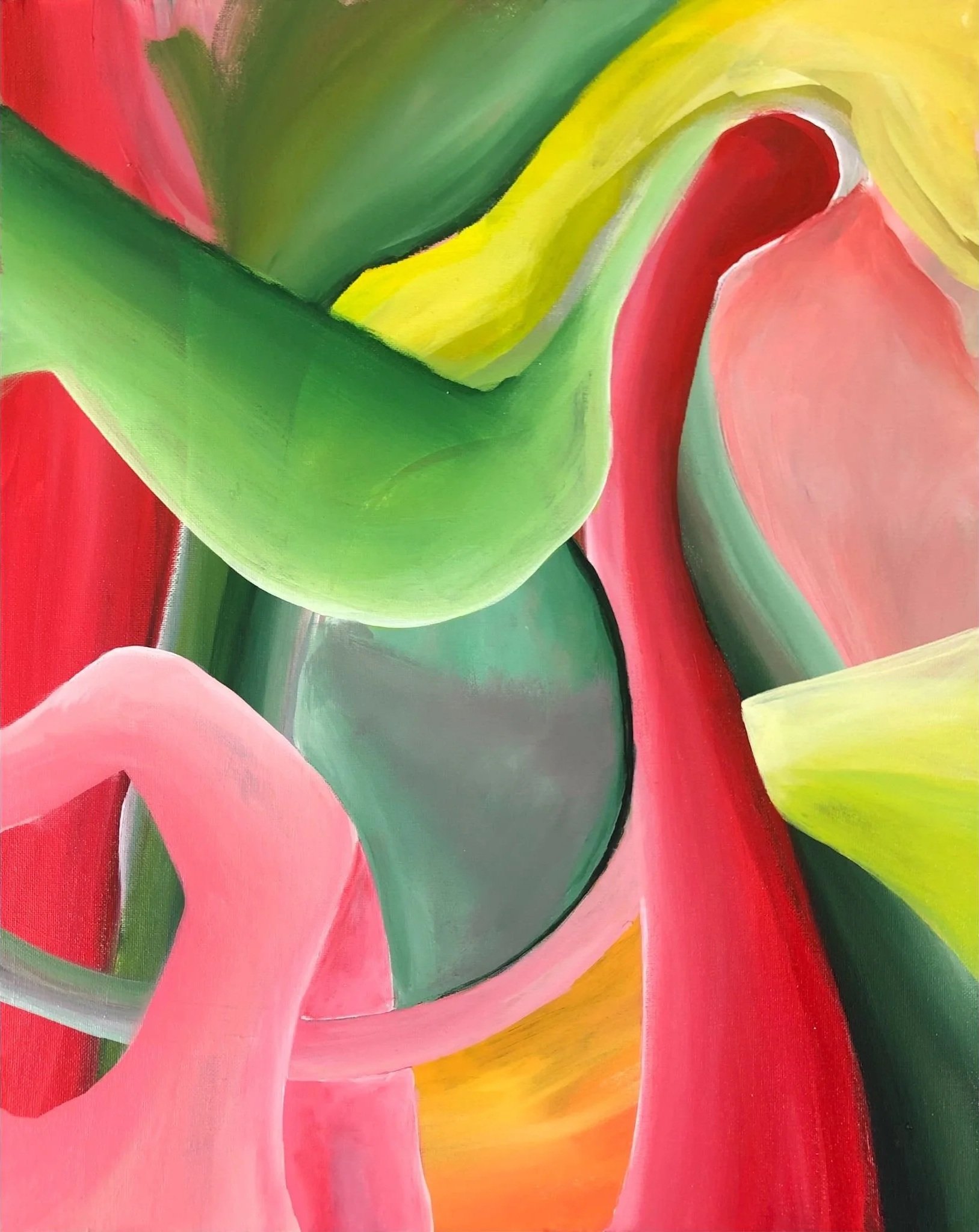 2021.01, Acrylic on Canvas, 20 x 16 in