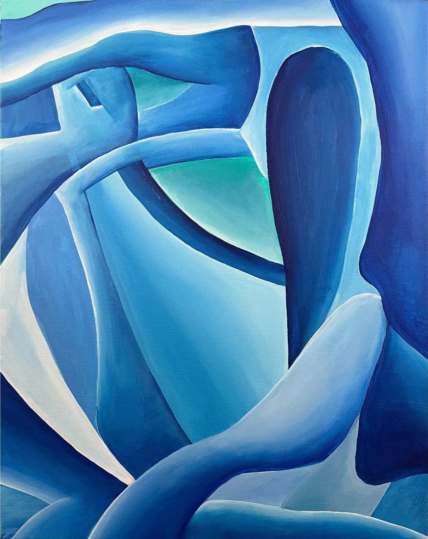 2021.04, Acrylic on Canvas, 20 x 16 in