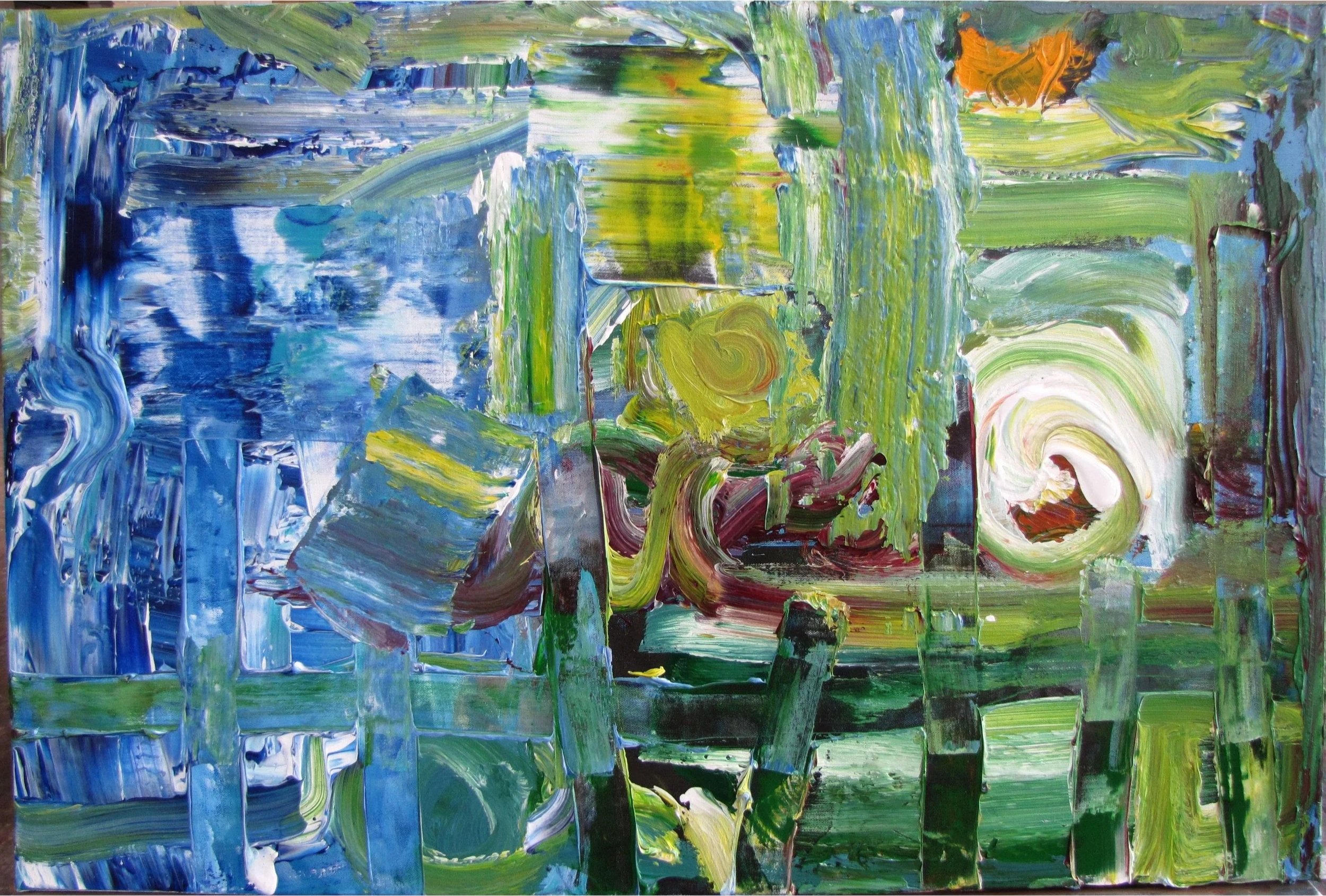 2014.05, Acrylic on Canvas, 24 x 26 in