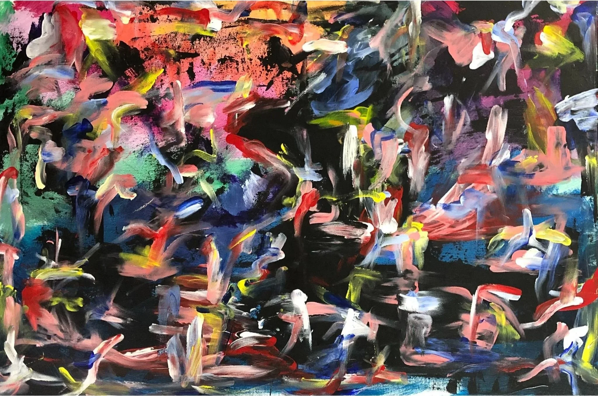 2015.02, Acrylic on Canvas, 24 x 36 in