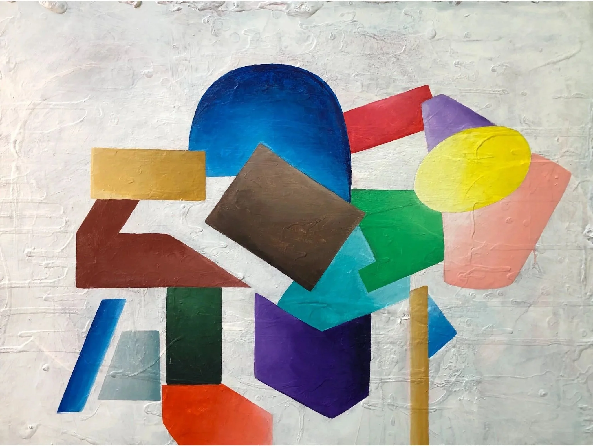 2021.08, Acrylic on Gesso Board, 18 x 24 in