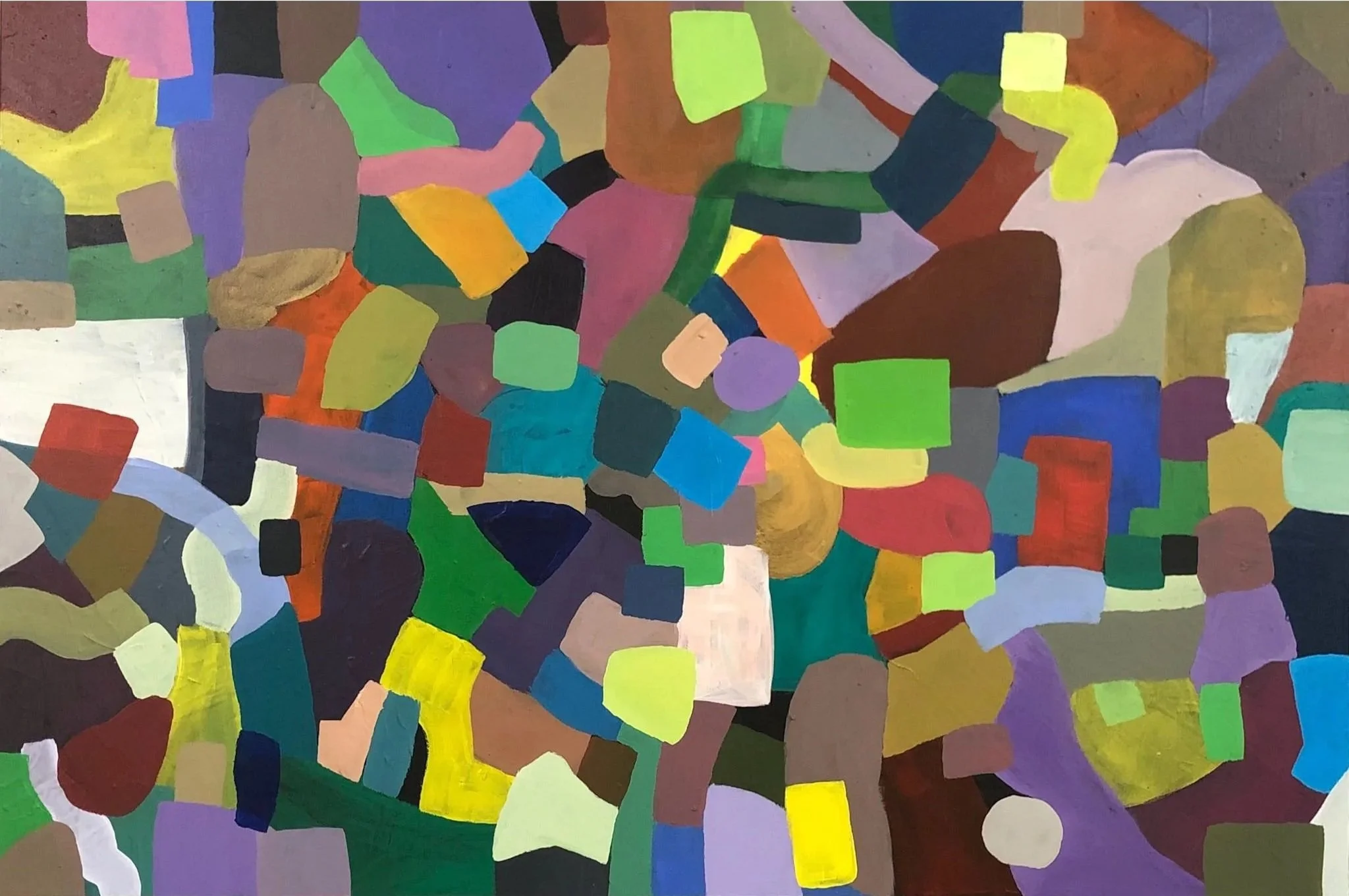 2020.03, Acrylic on Canvas, 24 x 36 in