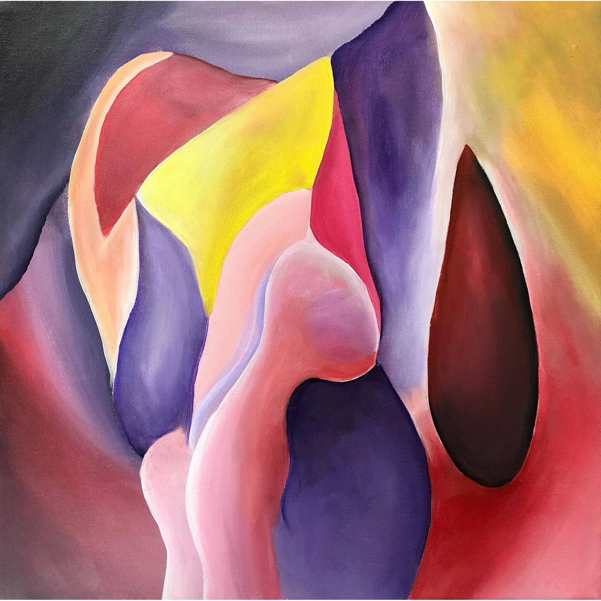 2021.07, Acrylic on Canvas, 20 x 20 in (SOLD)