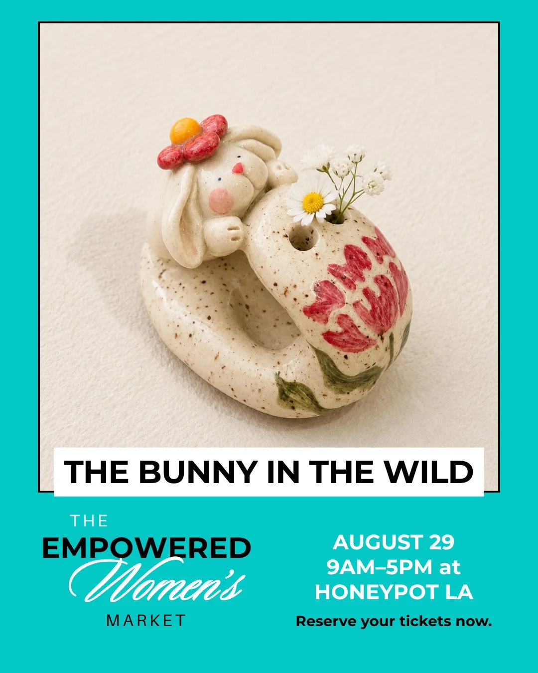We're excited to announce @thebunny_inthewild to The Empowered Women's Market! 🐇⁠
⁠
The Bunny in the Wild creates nature-inspired handmade ceramics designed to bring a little more calm, beauty, and intention into everyday life.⁠
⁠
From mugs and cand