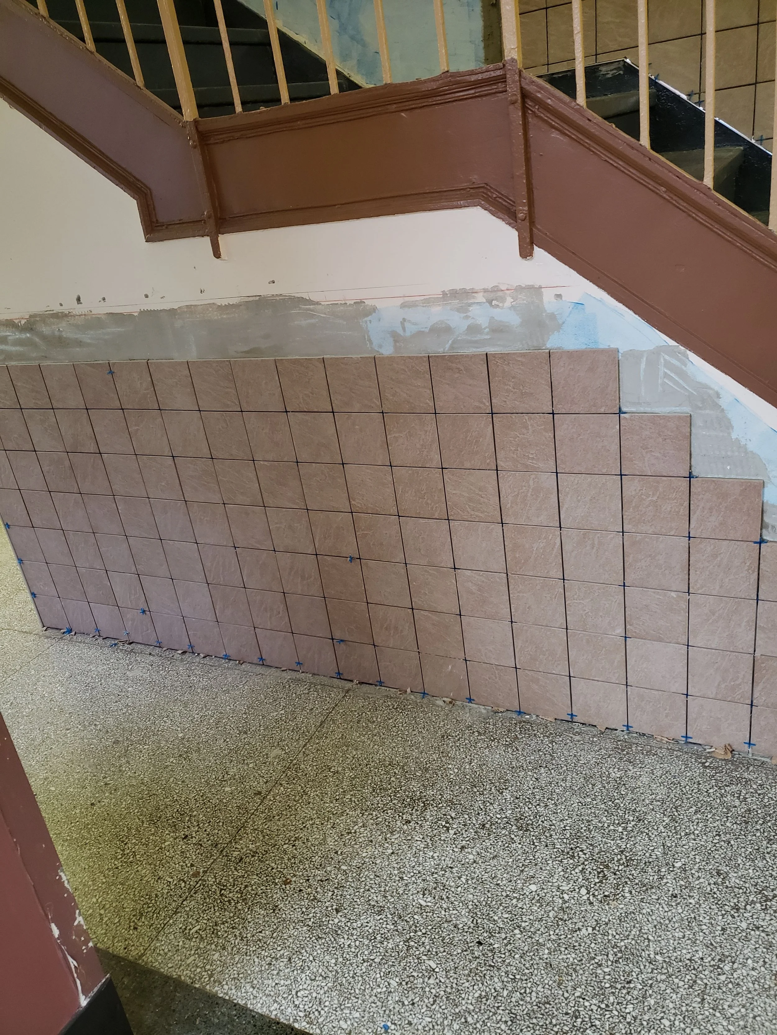 Tilework for Apartment Building