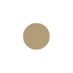 Beige circle on a white background.