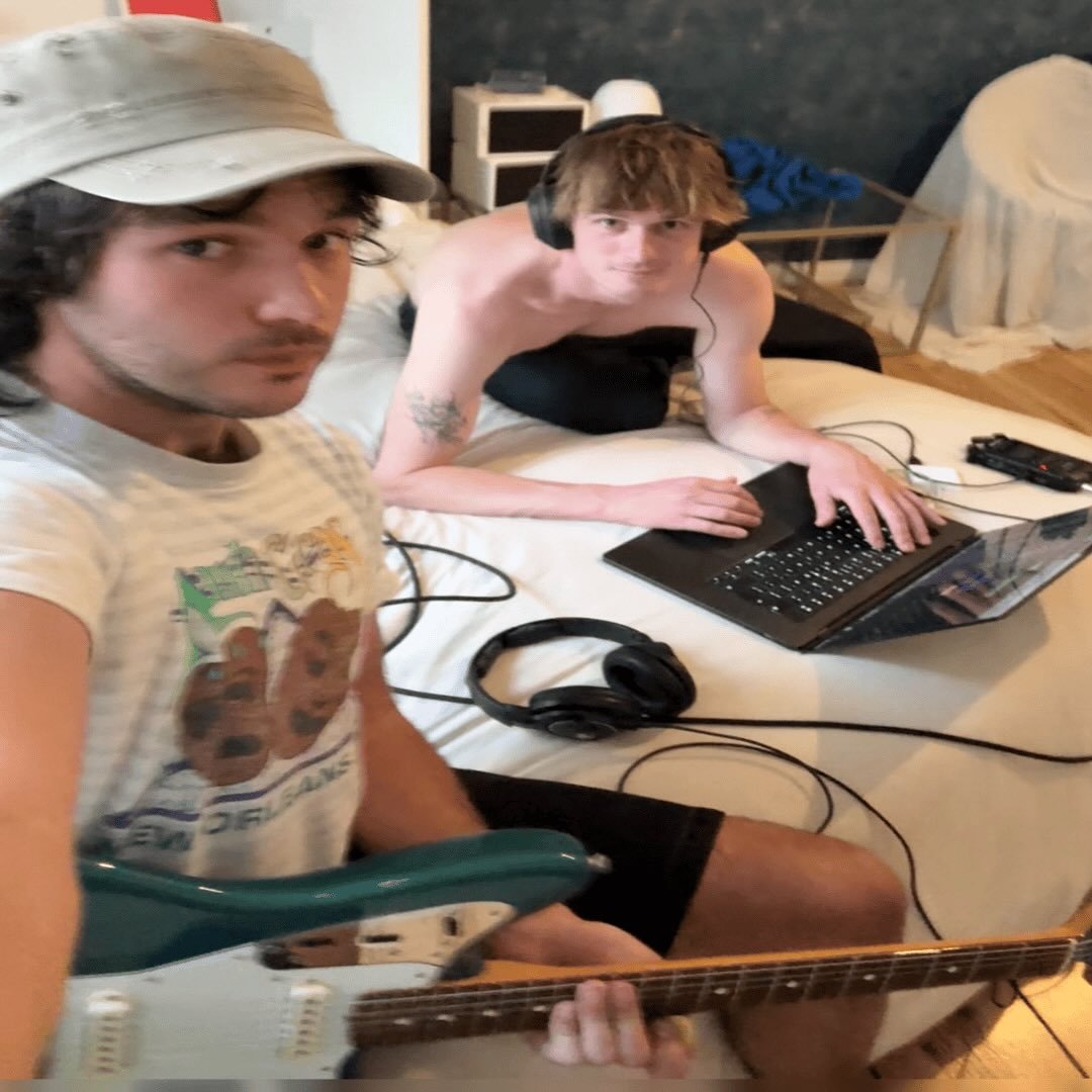 New song out now! I wrote the riff in a green house in Cornwall. A week later visiting Berlin, @ornamental.ben and I wrote and recorded the drums, bass line and lyrics inside three hours. It was a lot of fun and it&rsquo;s one of the few songs I&rsqu