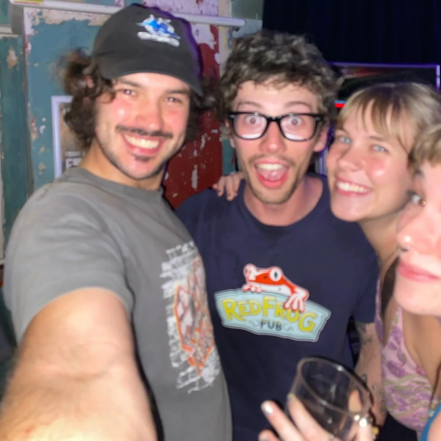 Selfie with lead singer James Hardcastle last night #music
