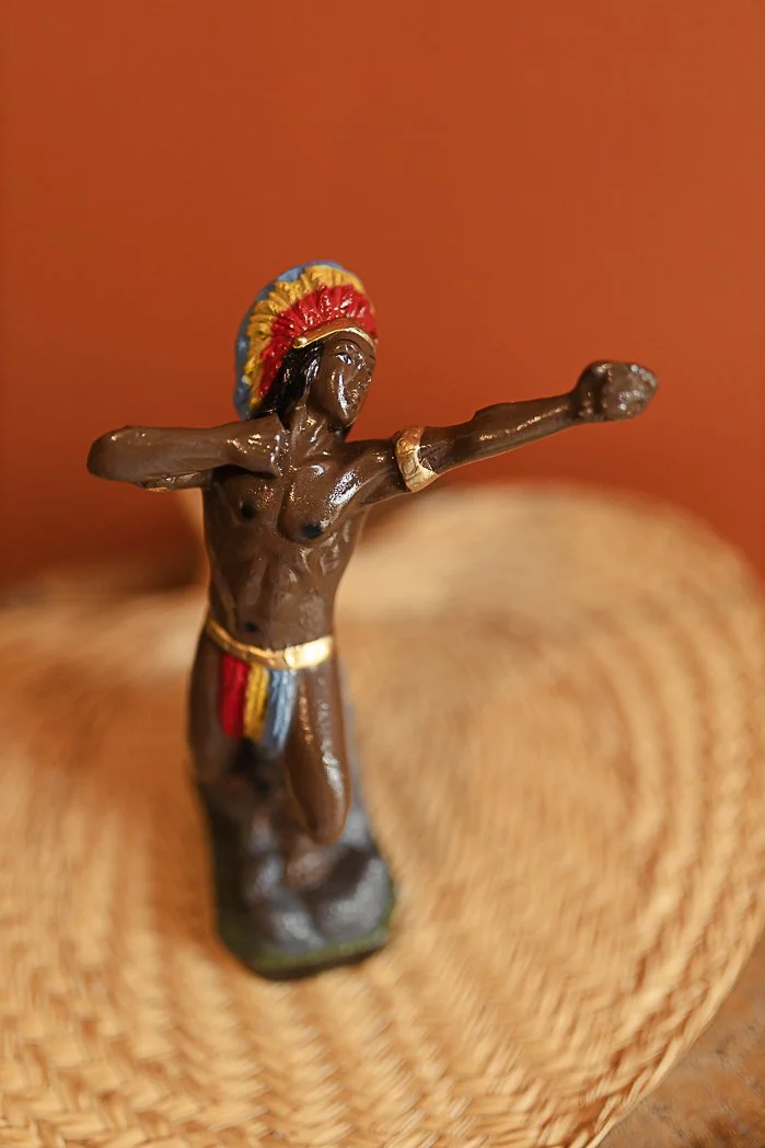 Caboclo Flecheiro Plaster Statue - 20cm