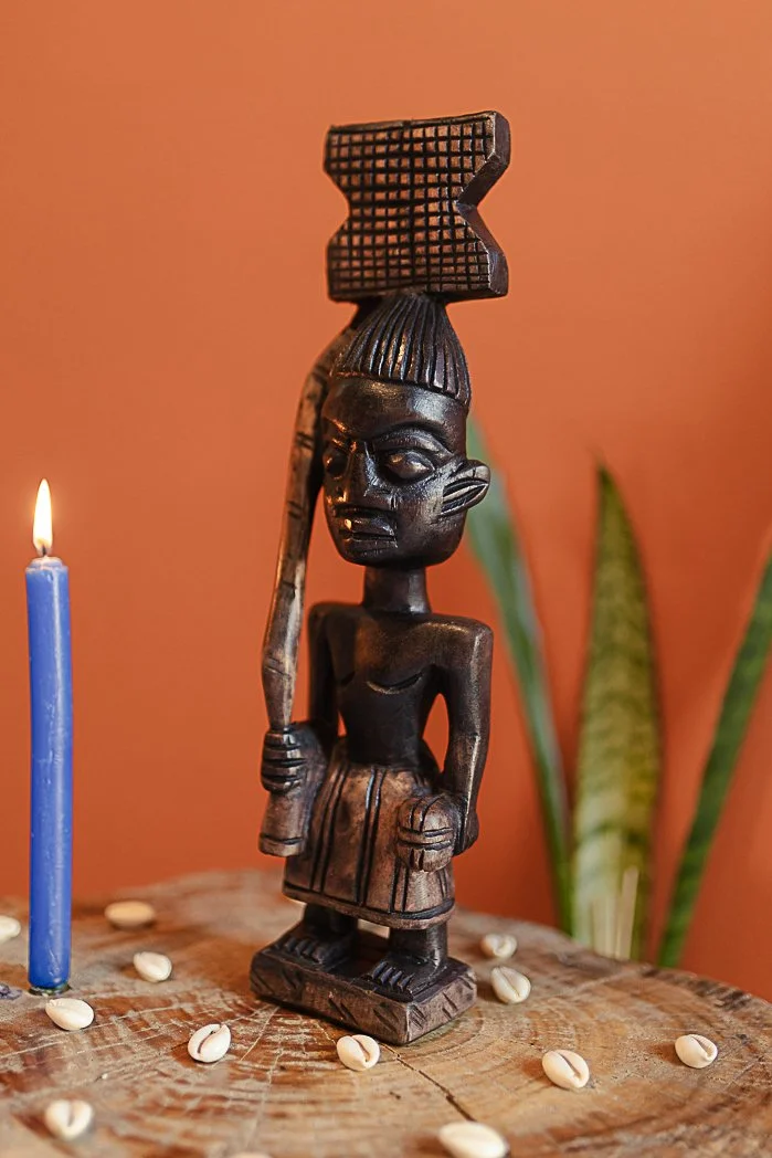Ogum Wooden Sculpture - 40cm