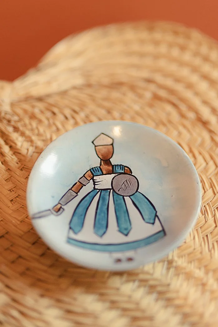 Decorative Plate Orisha Ogum - Small