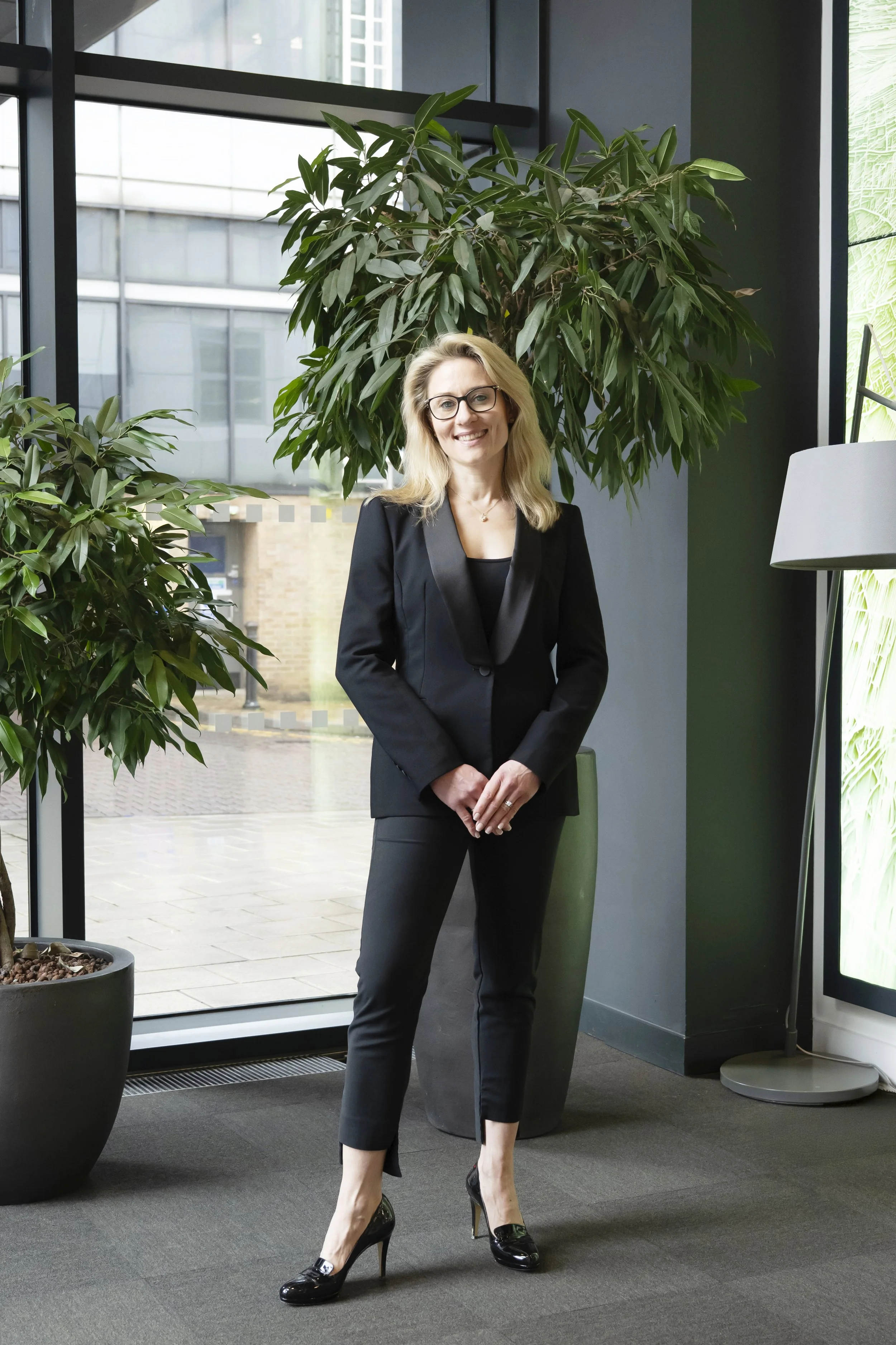  a business woman speaking on the phone
