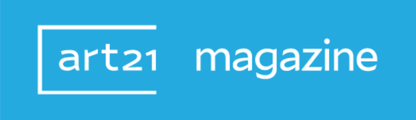 The logo of Art21 Magzine.
