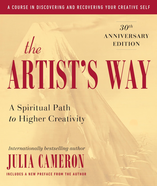 The cover of the book "The Artist's Way" by Julia Cameron.