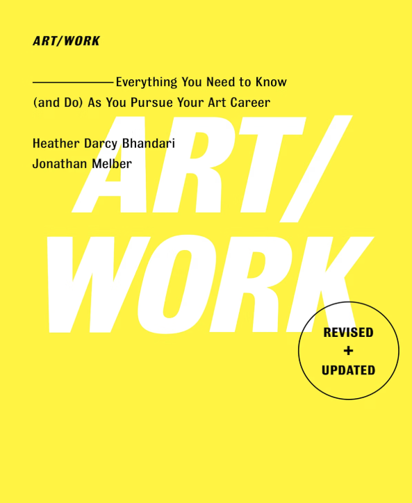 The cover of the book "Art/Work" by Heather Darcy Bhandari and Jonathan Melber.