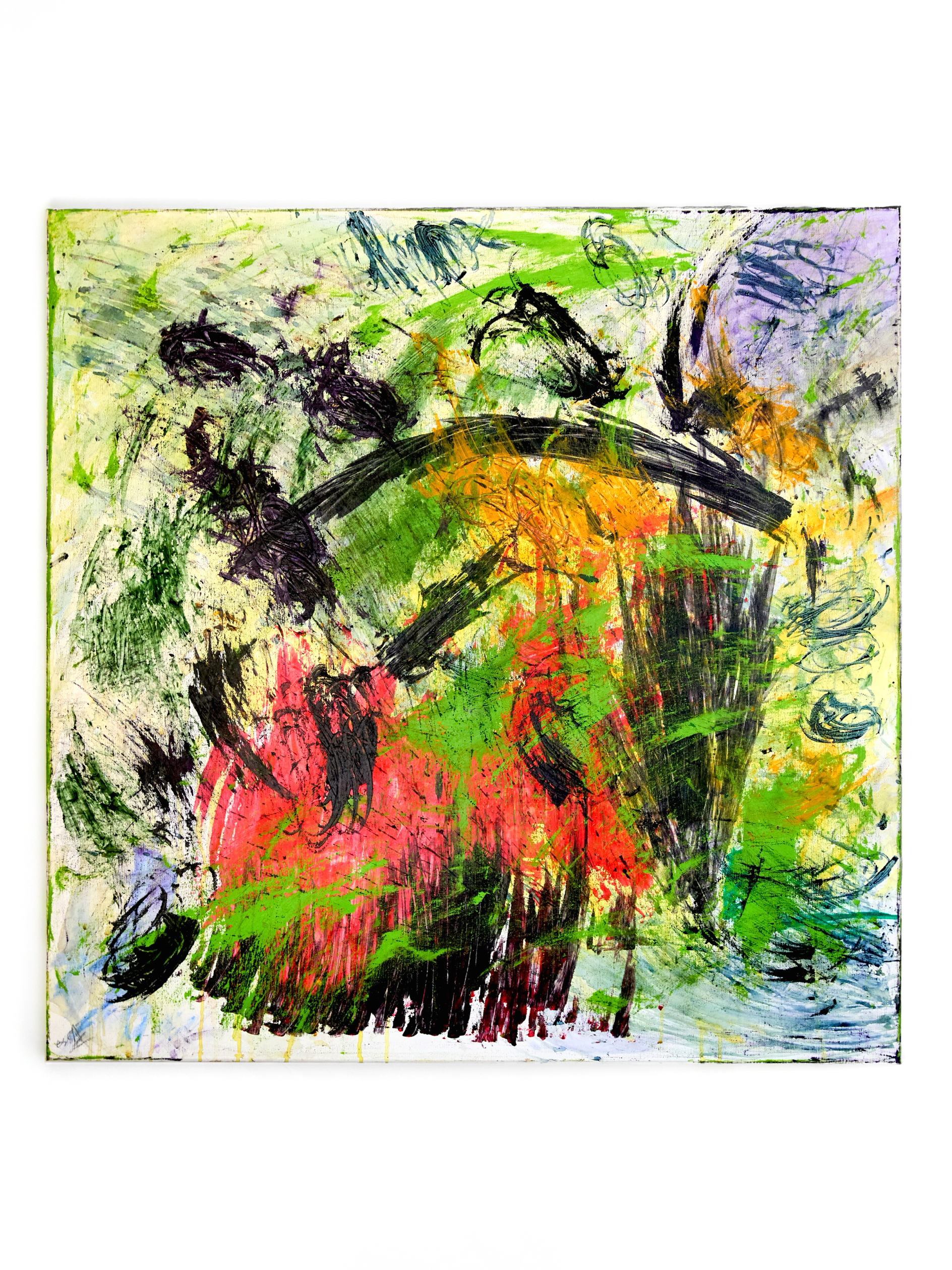 Love warrior ;
canvas, water color;
2023