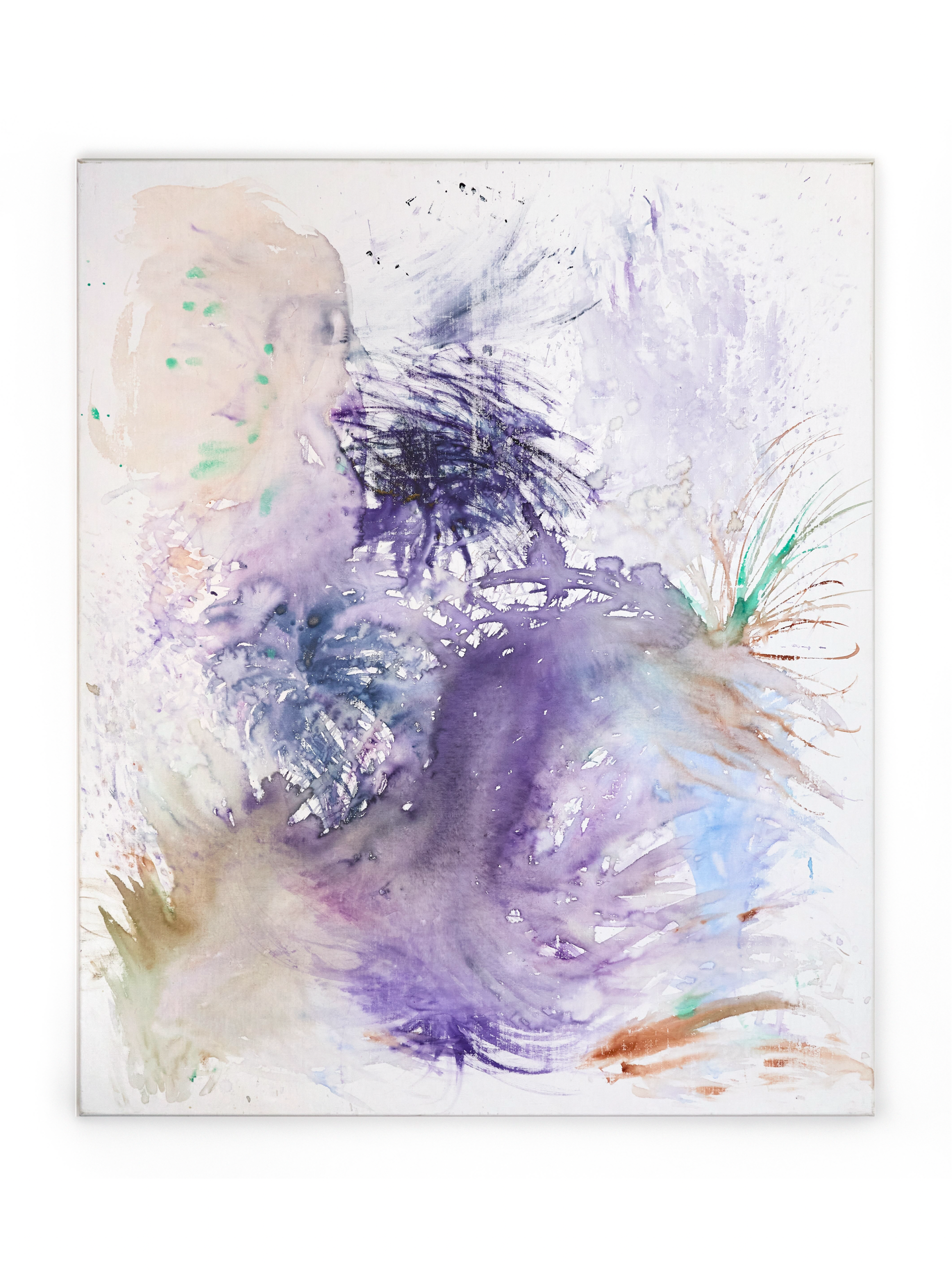 Lovers Fight ；
Water color on canvas ；100 x 120 cm ； 
2024