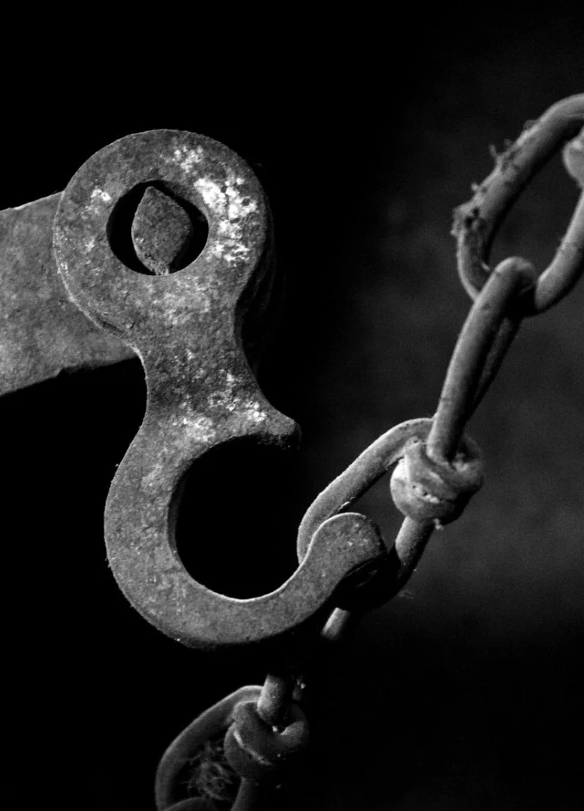 Every connection conceals its own fracture. The hook promises attachment, yet what it presents is the silent weight of waiting rather than fulfillment. Suspended between holding and releasing, the object no longer functions as a tool but as a trace o