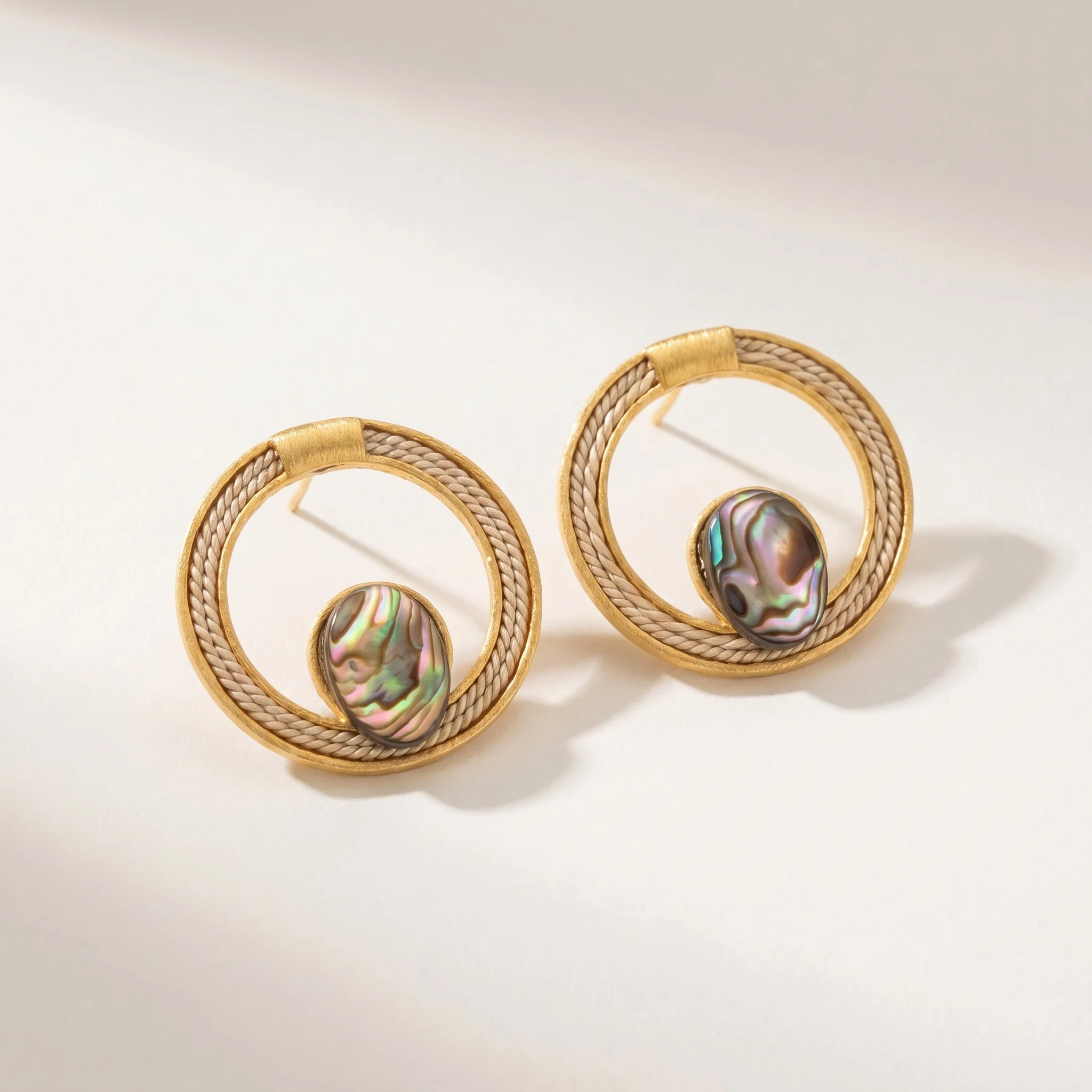 Buriti Statement Abrya Earrings  Exotic Vegan Silk-Purplee Store5.jpg