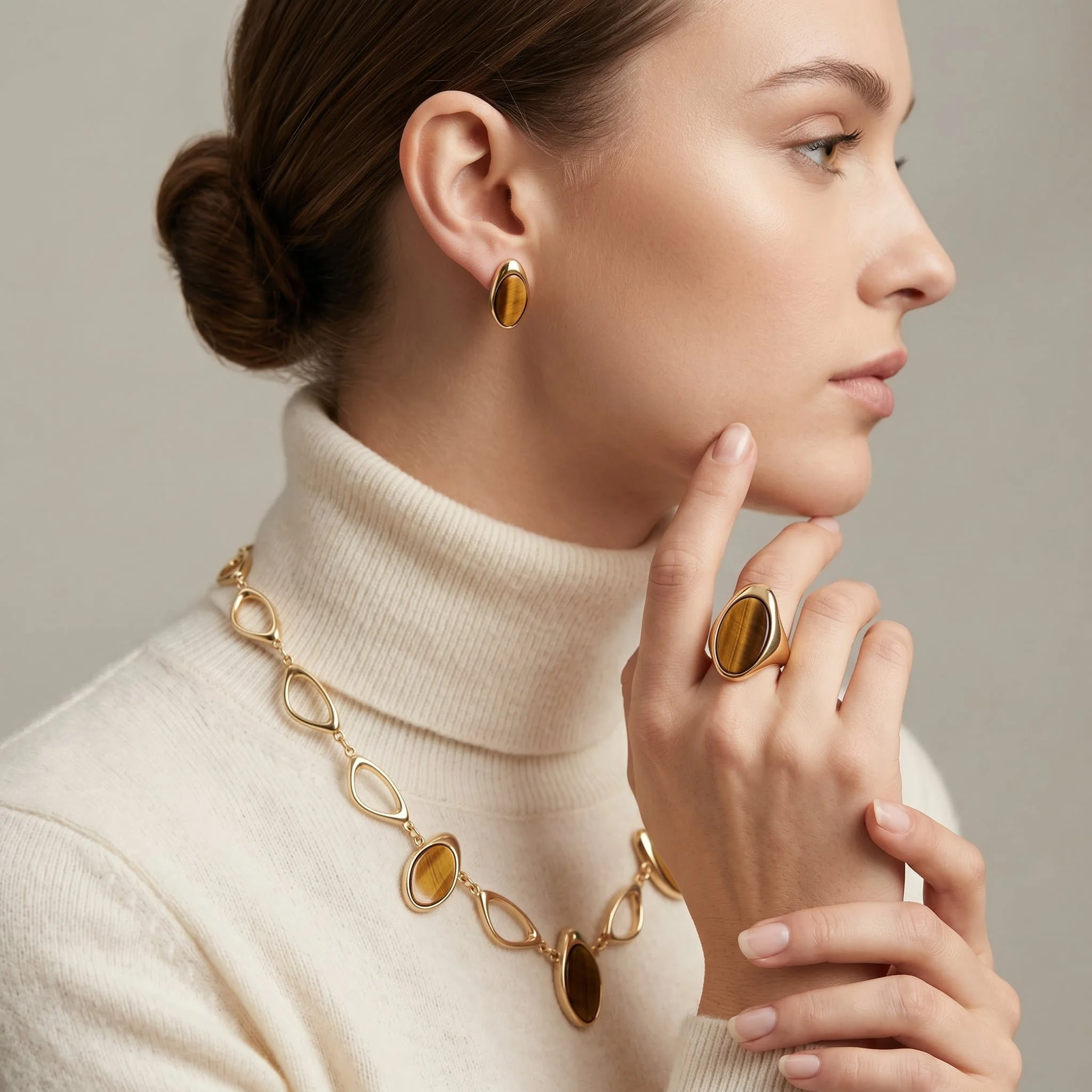 Earthly Opulence Ethereal Tiger’s Eye Statement Set-Purplee Store5.jpg