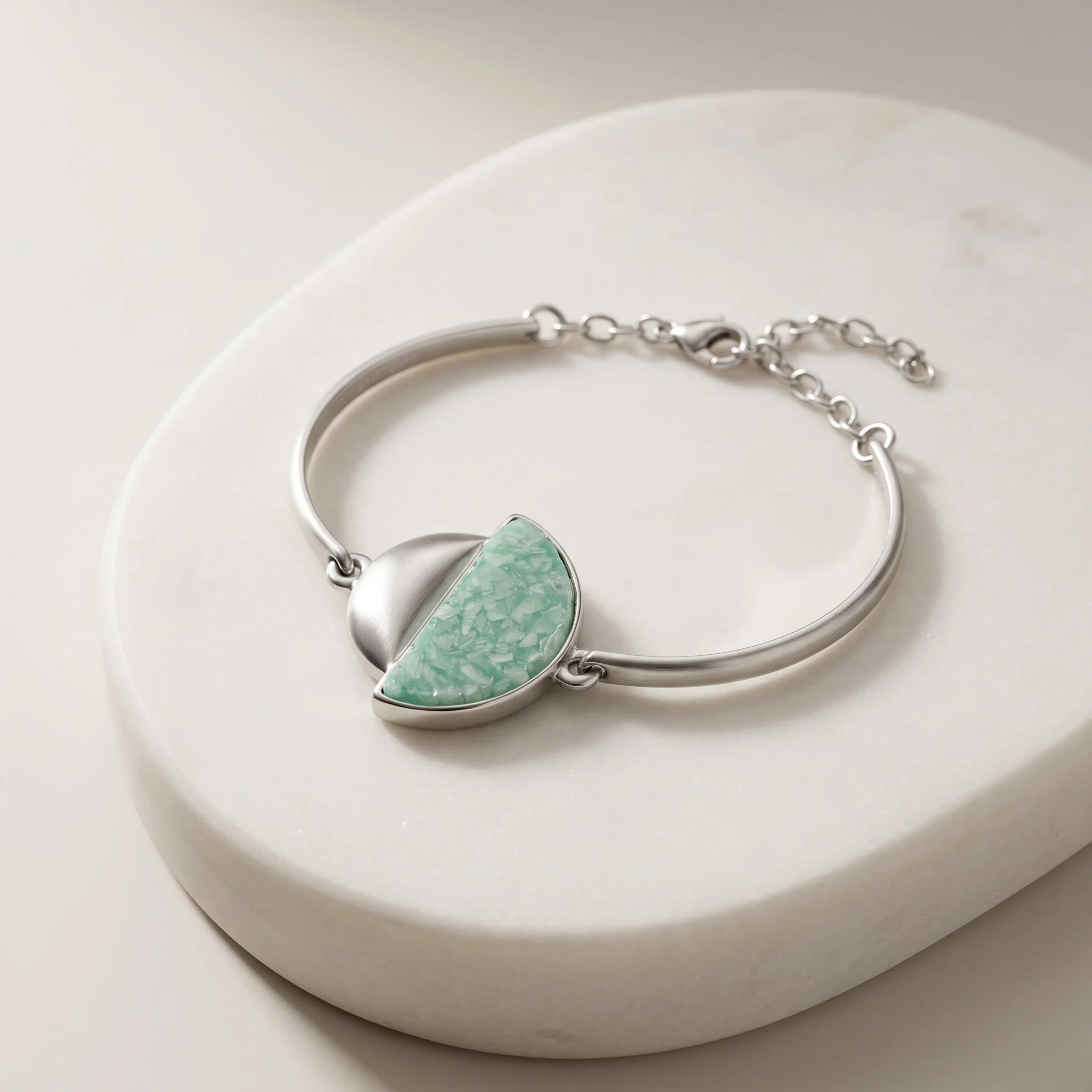 PIORELLI Green Amazonite Birthstone Bracelet-Purplee Store2.jpg