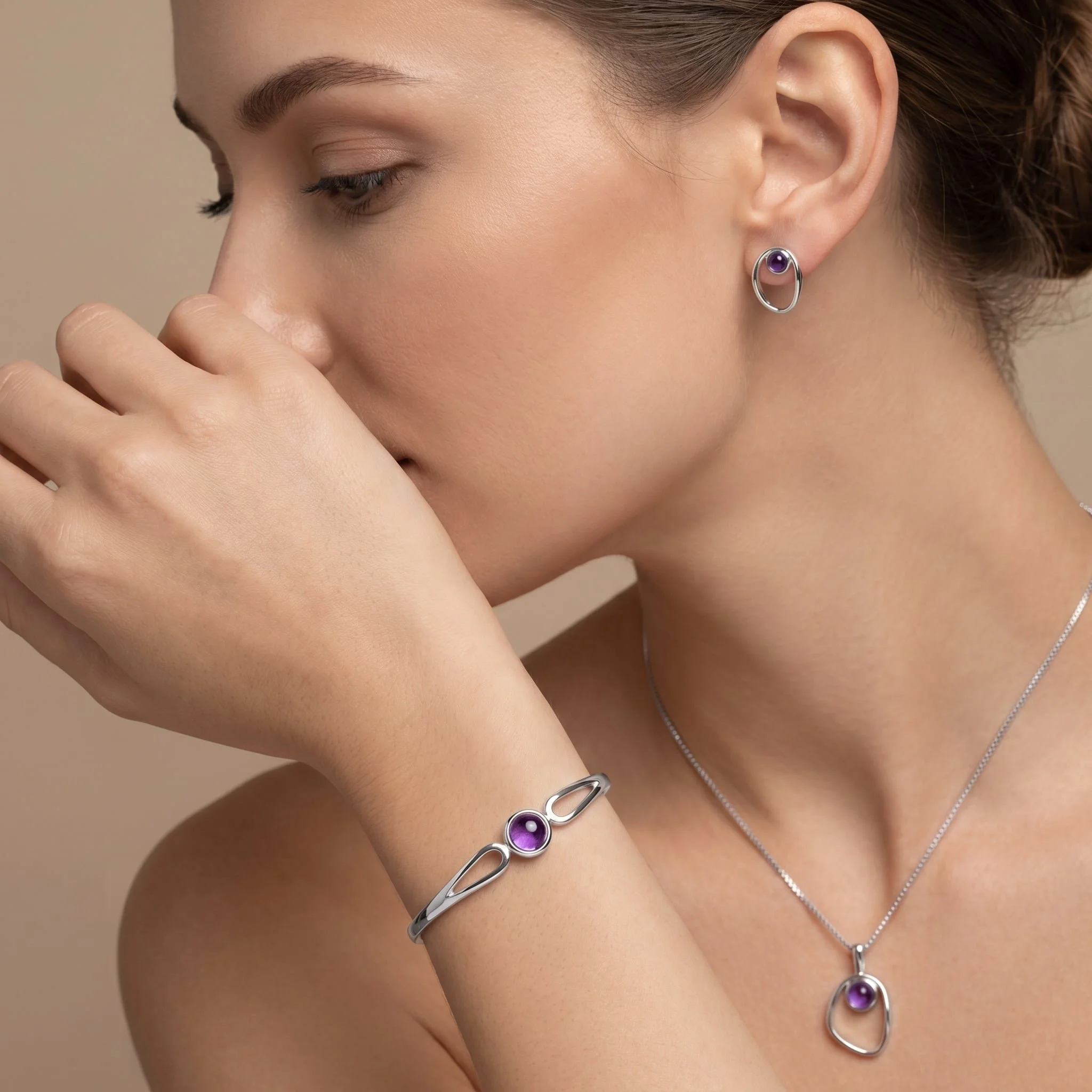 PIORELLE Sculpted Amethyst Earrings-Purplee Store.jpg