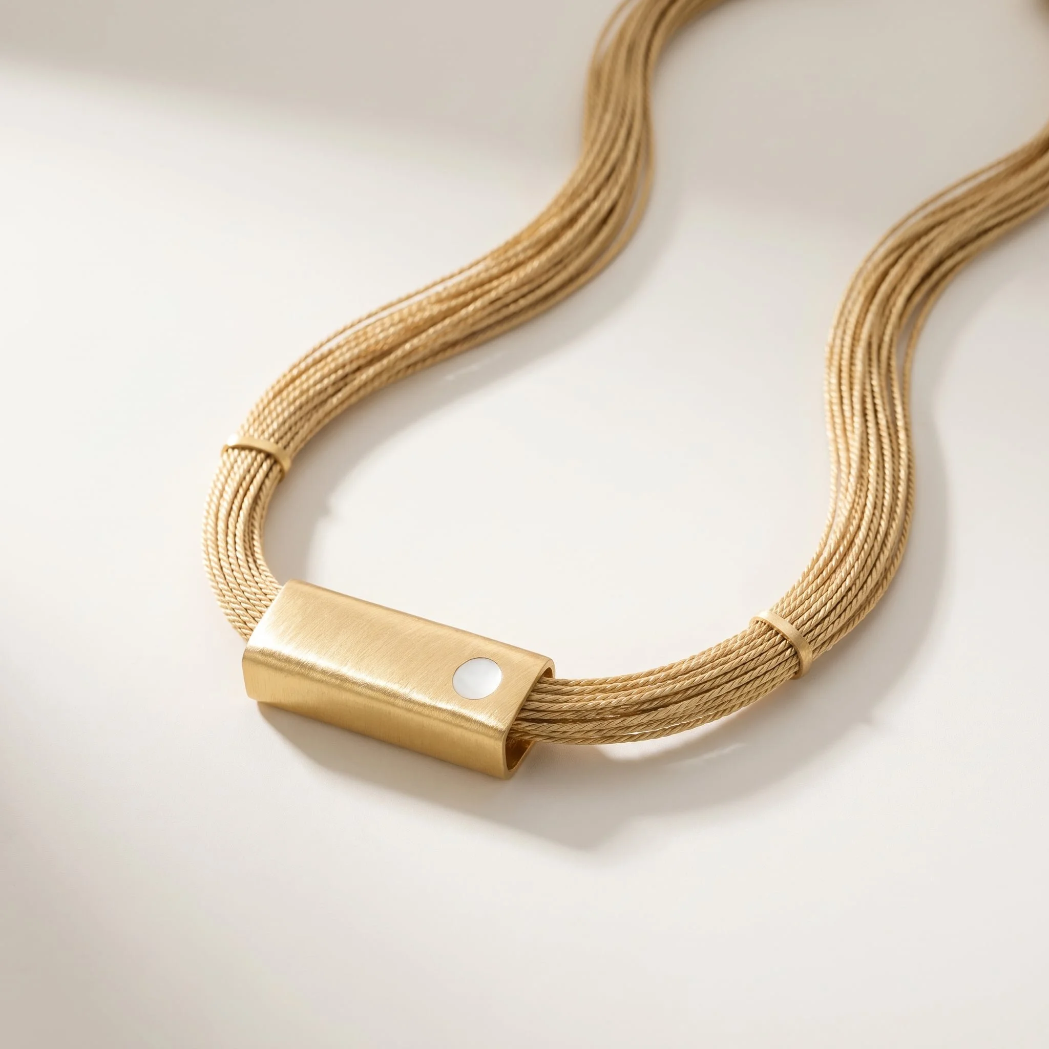 Buriti Geometric Orvellia Necklace  Exotic Vegan Silk-Purplee Store2.jpg