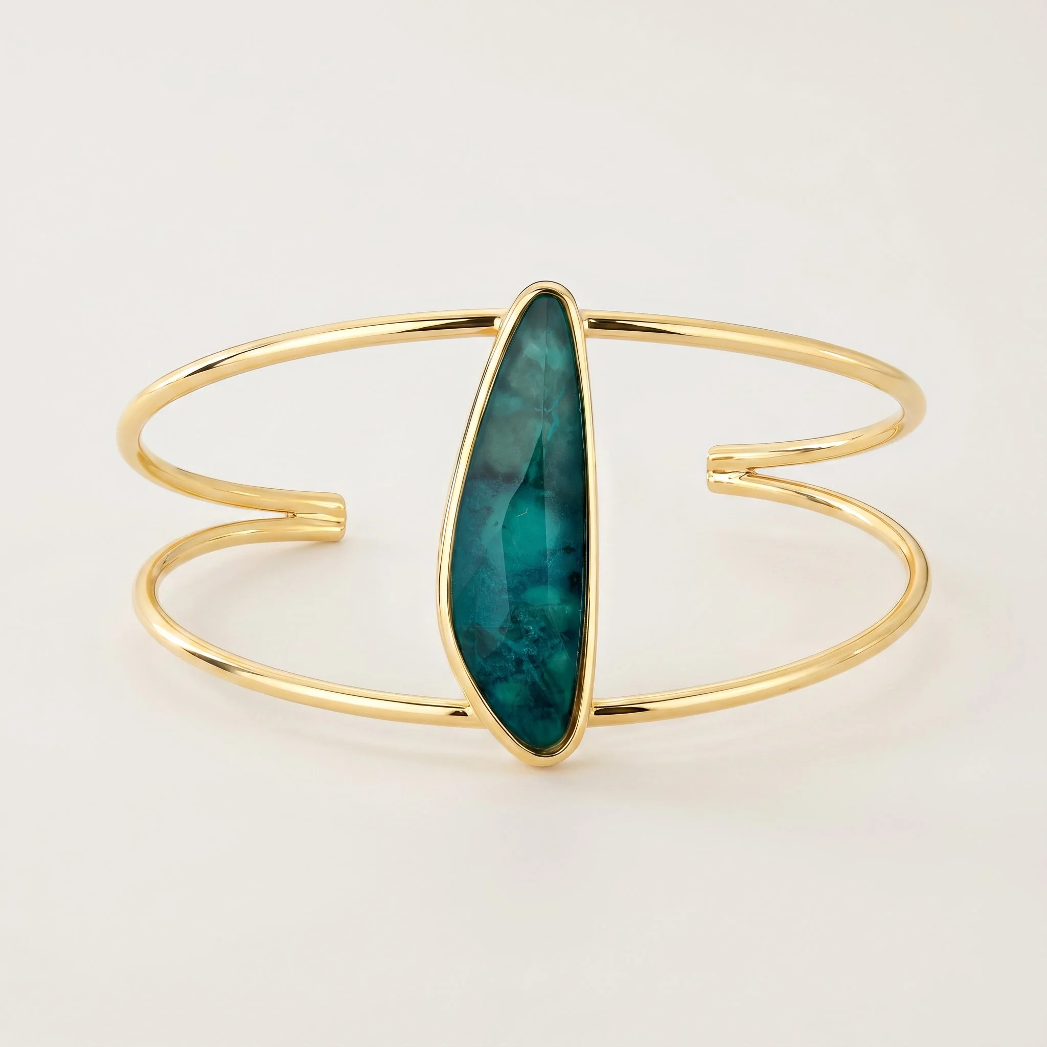 ELAN  Emerald Sculptural Cuff-Purplee Store4.jpg