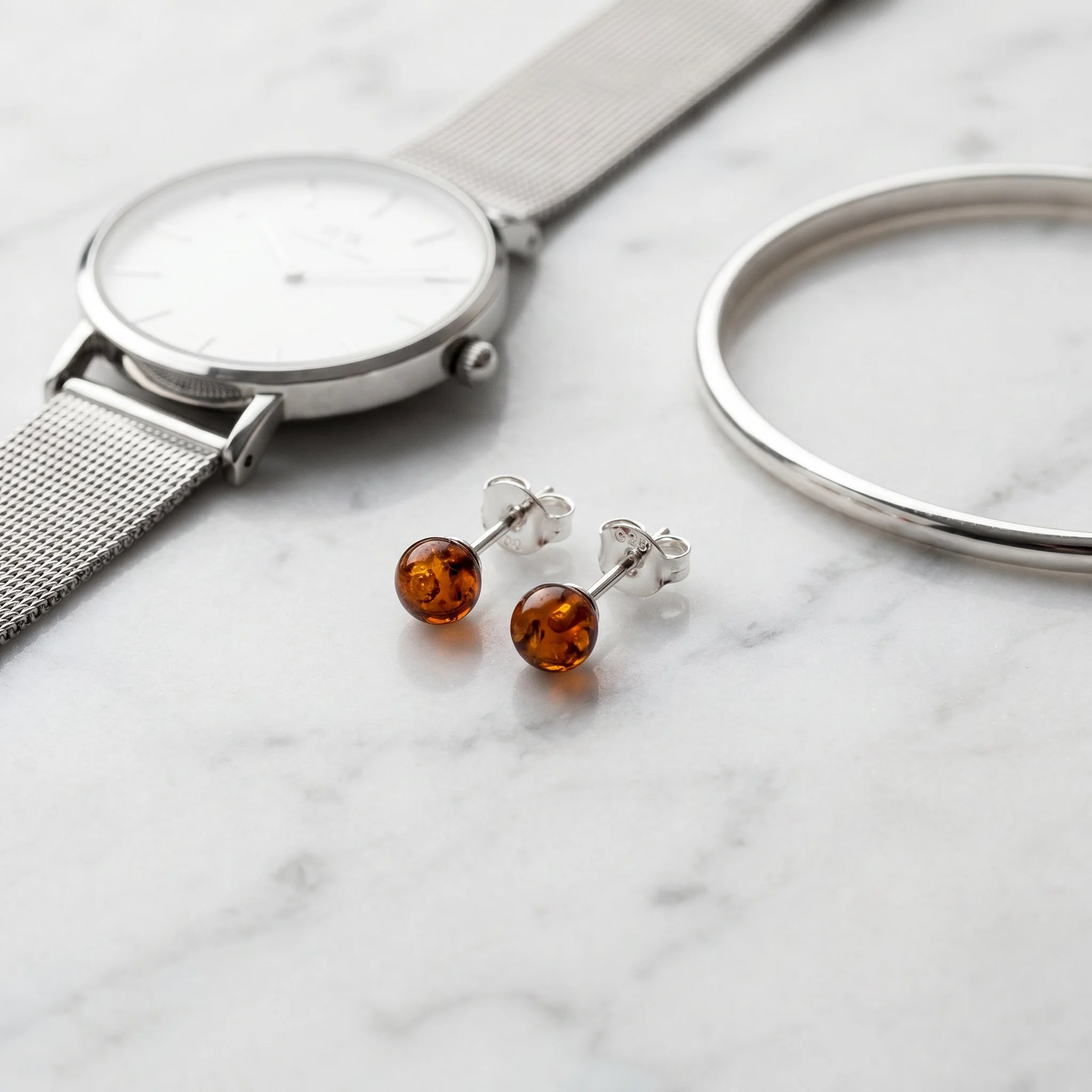 stud-earrings-with-cognac-amber-from-the-baltic-sea-ball-rhodium-plated-silver-925-Purplee Store3.jpg
