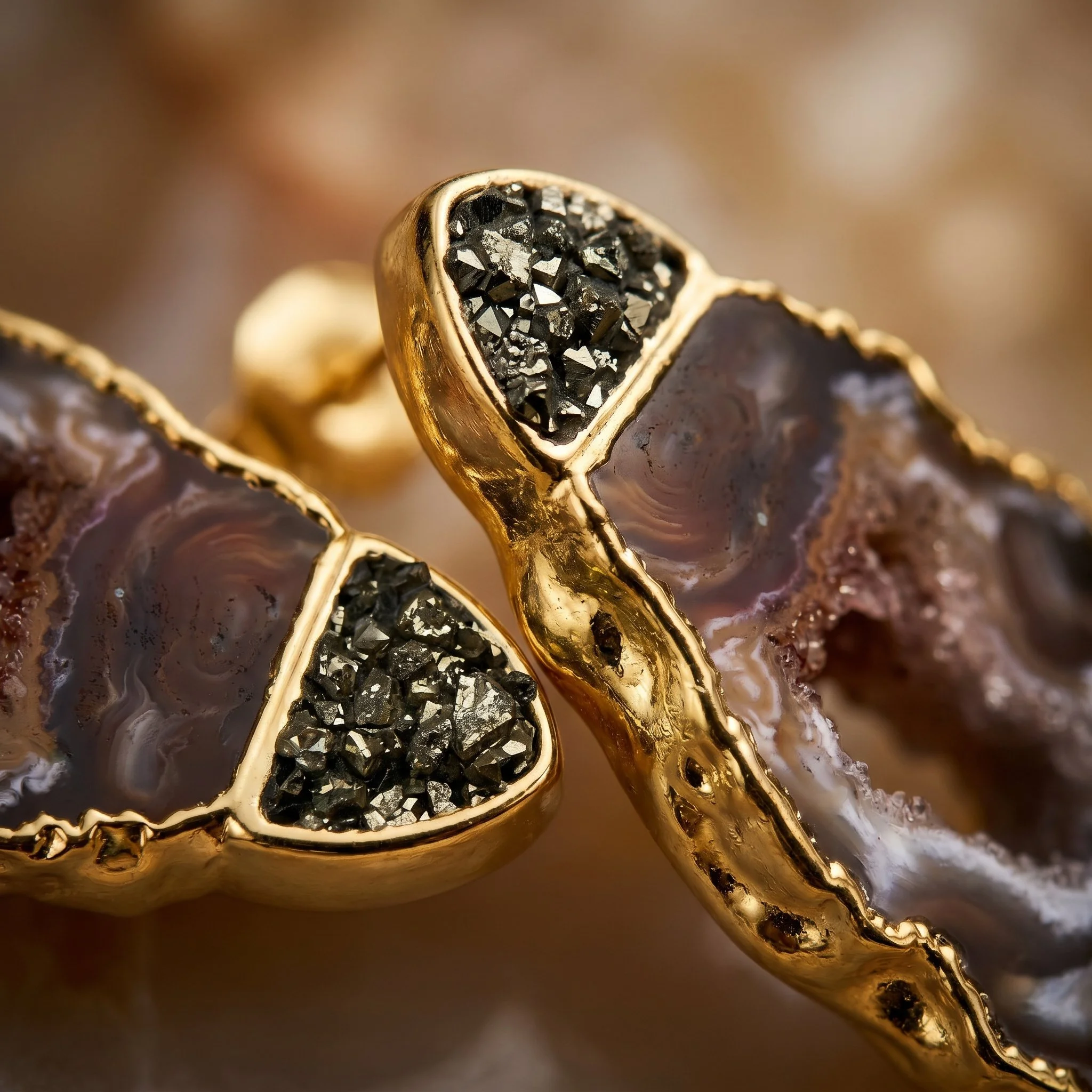 Earthly Opulence Alchemical Gemstone Studs-Purplee Store2.jpg