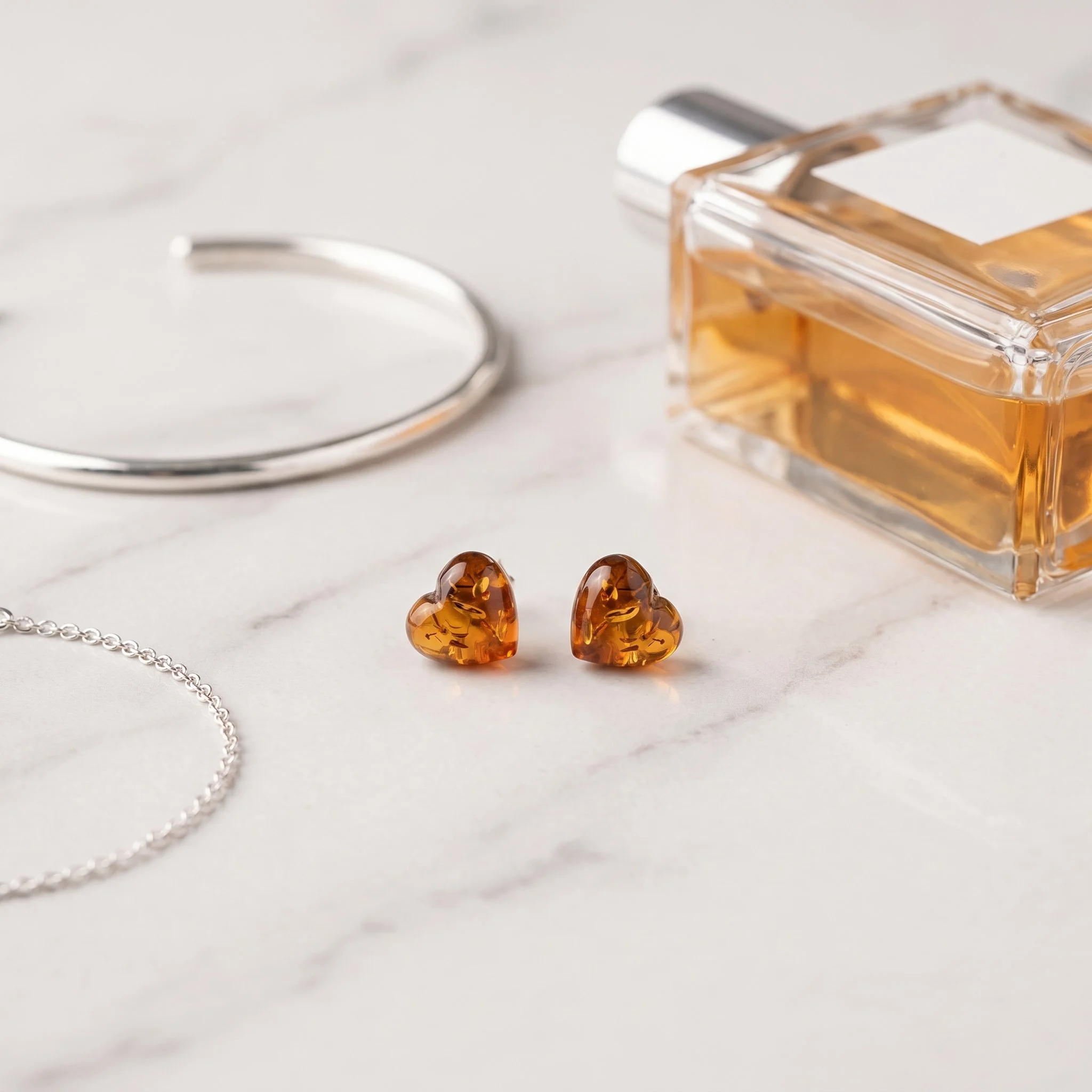 heart-stud-earrings-with-natural-cognac-amber-in-925-silver-Purplee Store.jpg