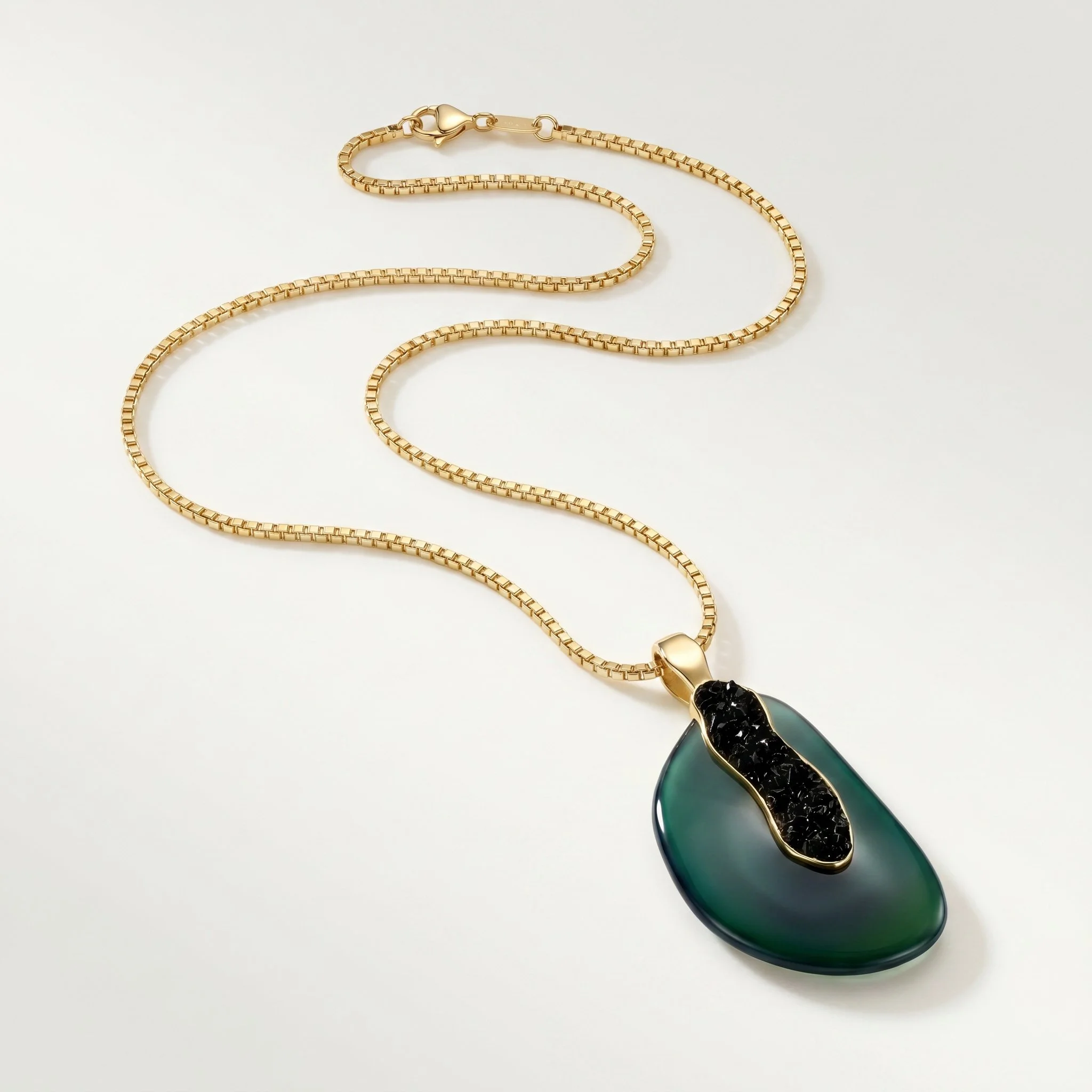 Earthly Opulence Emerald Gemstone Necklace