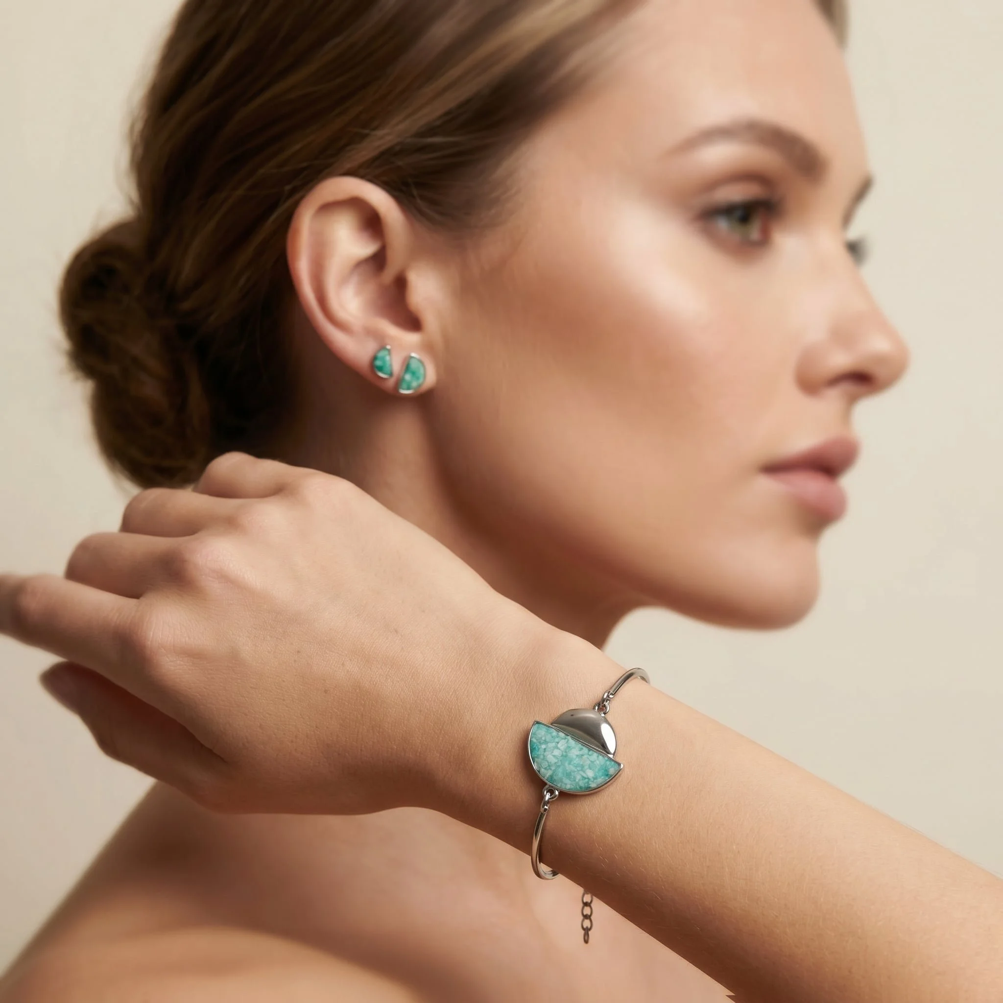 PIORELLI Green Amazonite Birthstone Bracelet-Purplee Store3.jpg