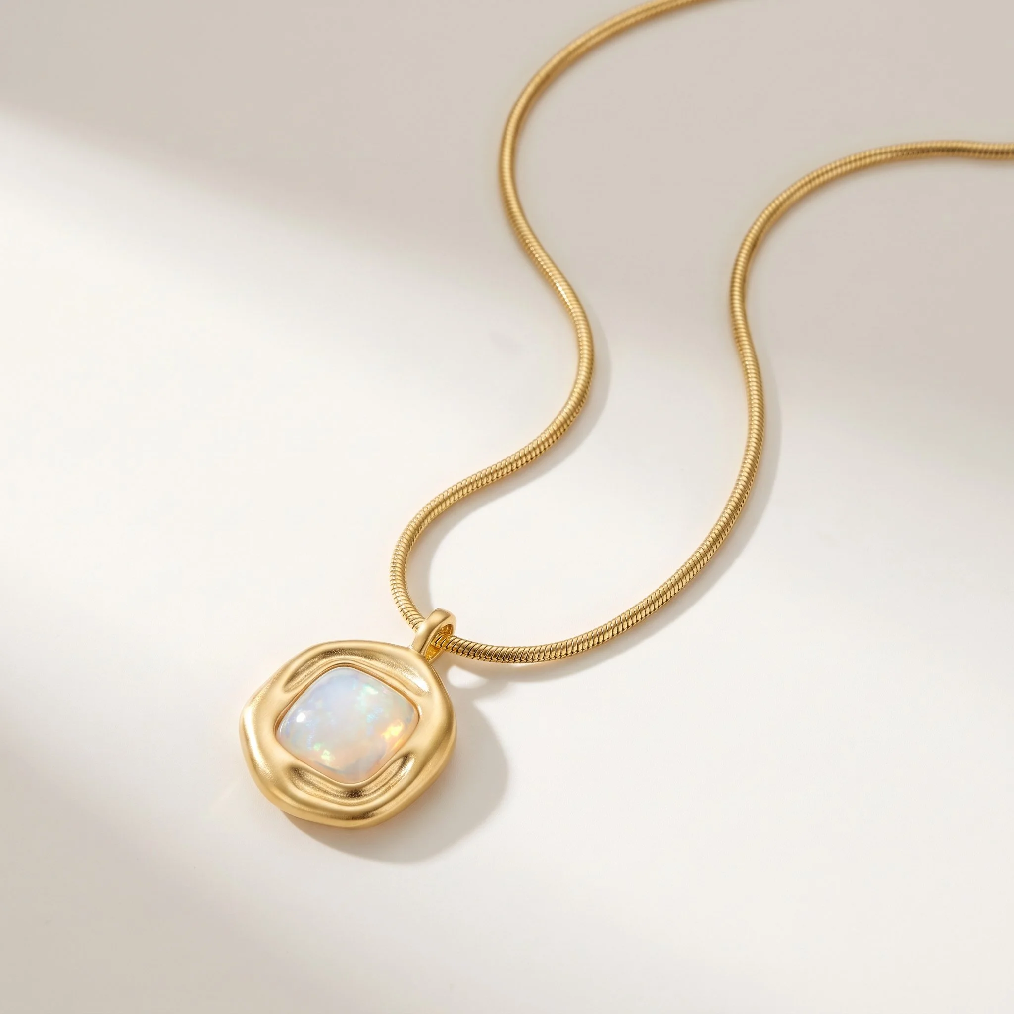 ICON Nautilus Opal Architectural Necklace