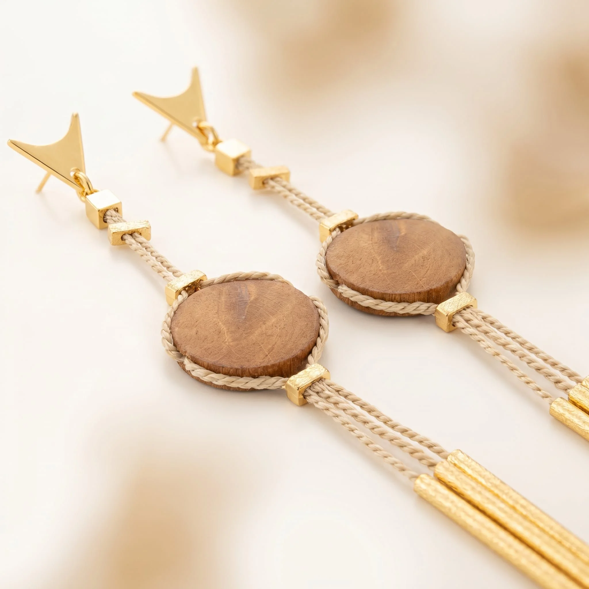 Buriti Amira Earrings  Exotic Vegan Silk-Purplee Store2.jpg