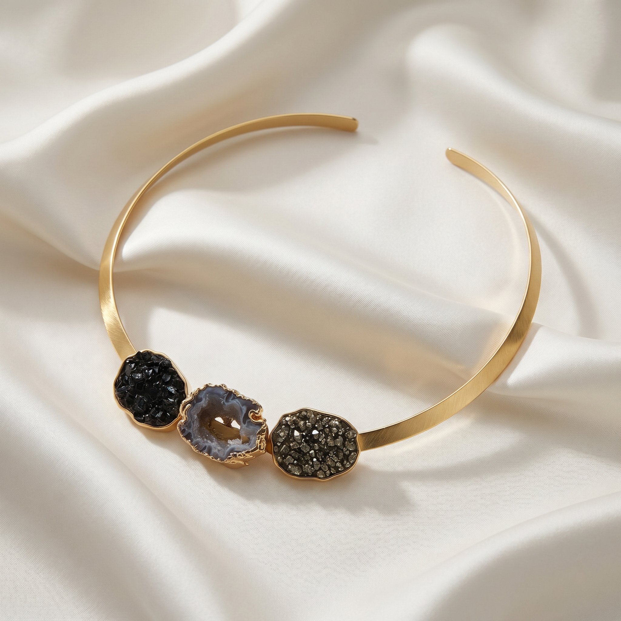 Earthly Opulence Triple Power Gemstone Choker-Purplee Store3.jpg